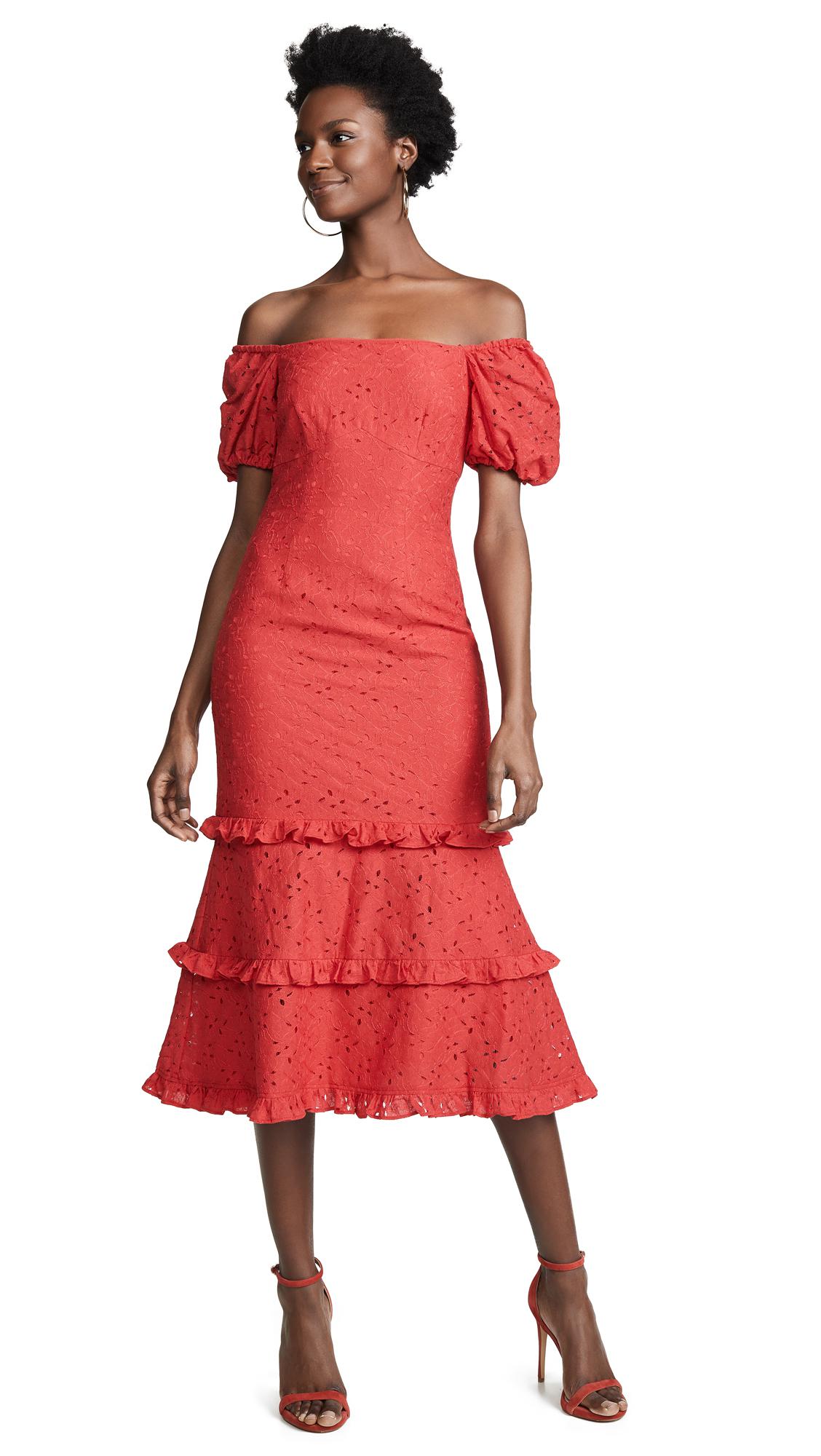 keepsake ruffle dress