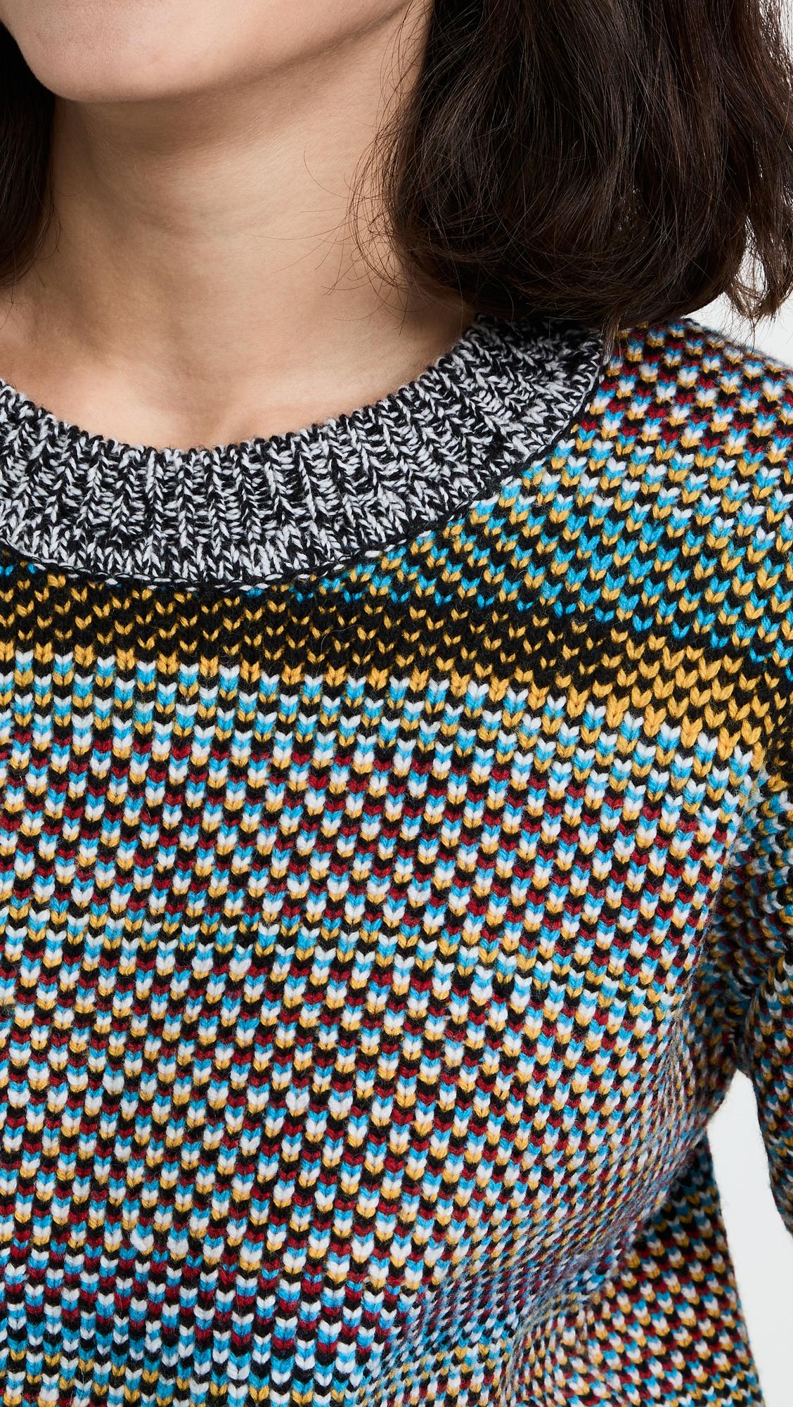Rag \u0026 Bone Willow Wool Rainbow Sweater 