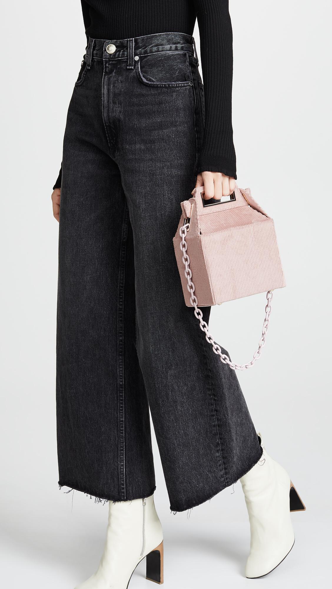 POP AND SUKI Corduroy Takeout Bag With Chain Strap in Rose (Pink) | Lyst  Australia