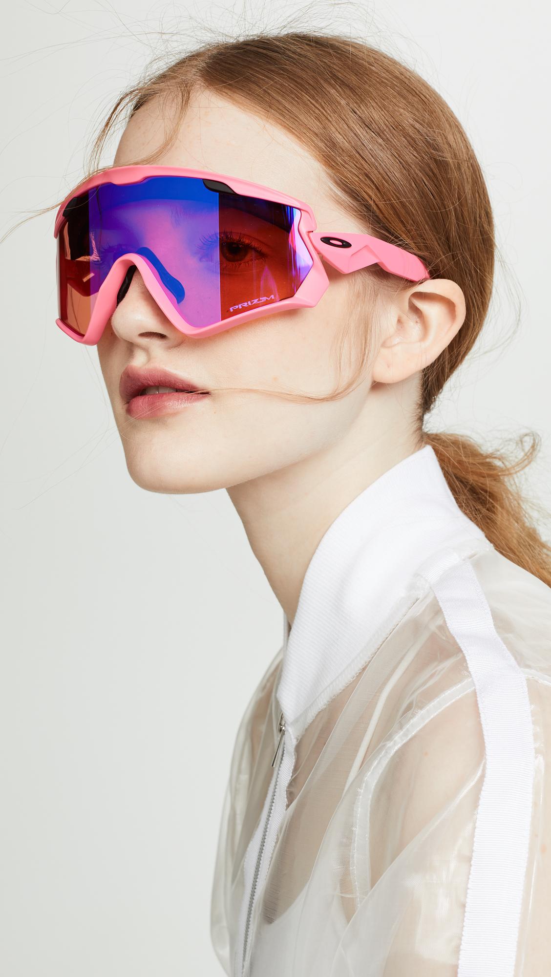 Oakley Windjacket Sunglasses in Neon Pink (Pink) - Lyst