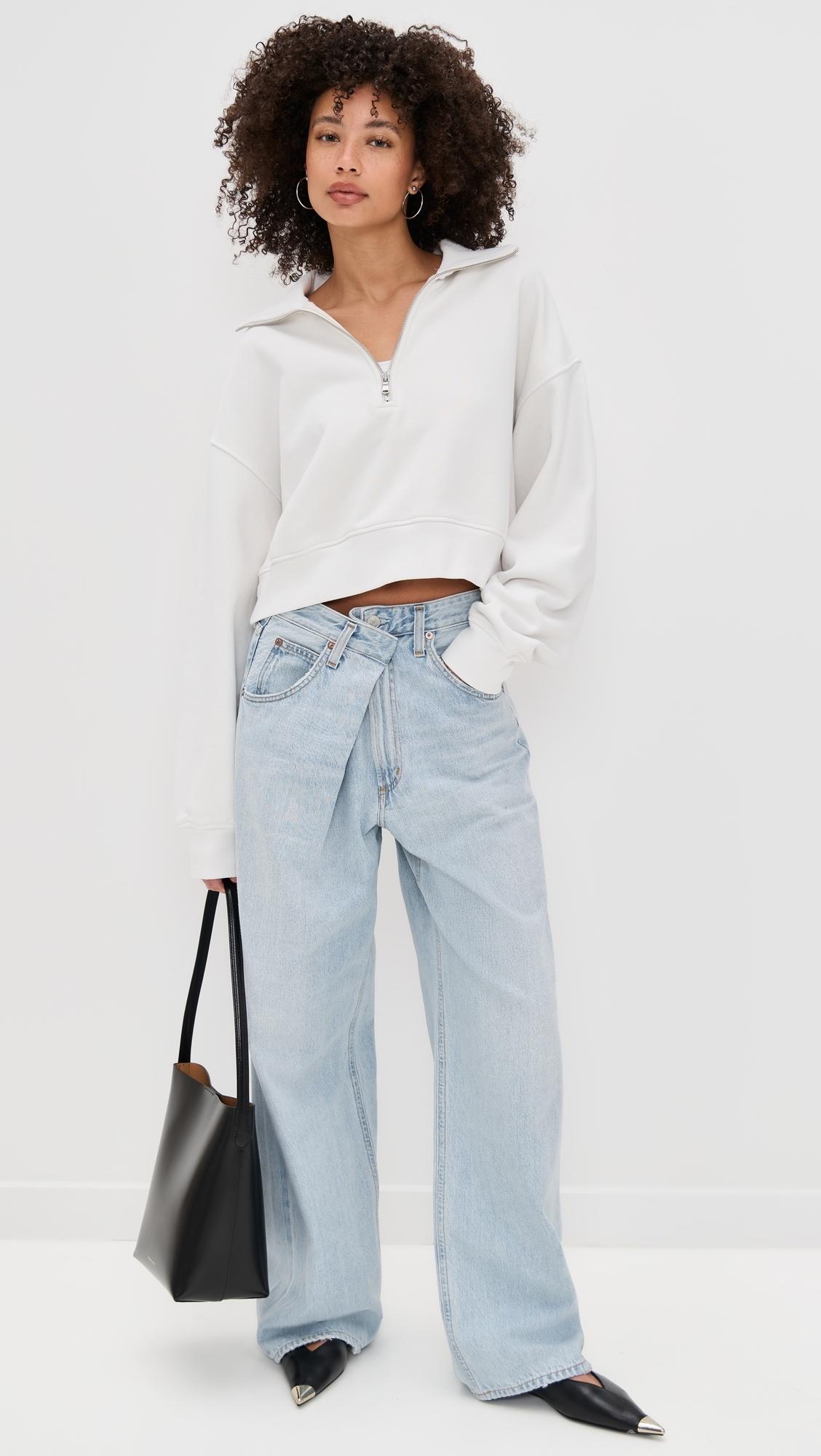 ボトムスその他 AGOLDE Wide blue Vana Fold jeans with washed effect AGOLDE Wide blue Vana Fold jeans with washed effect | TheDoubleF