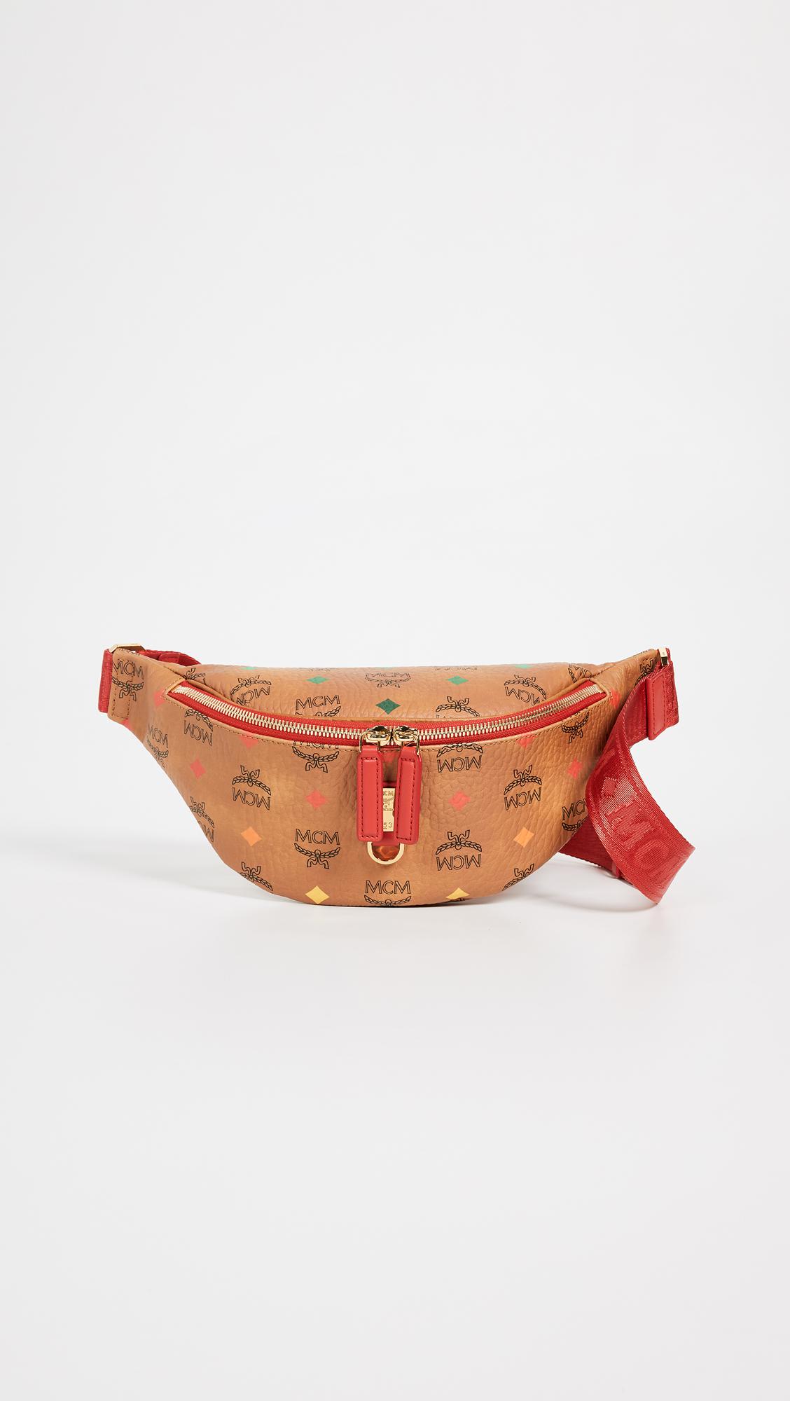 Small Tracy Belt Bag in Visetos Cognac