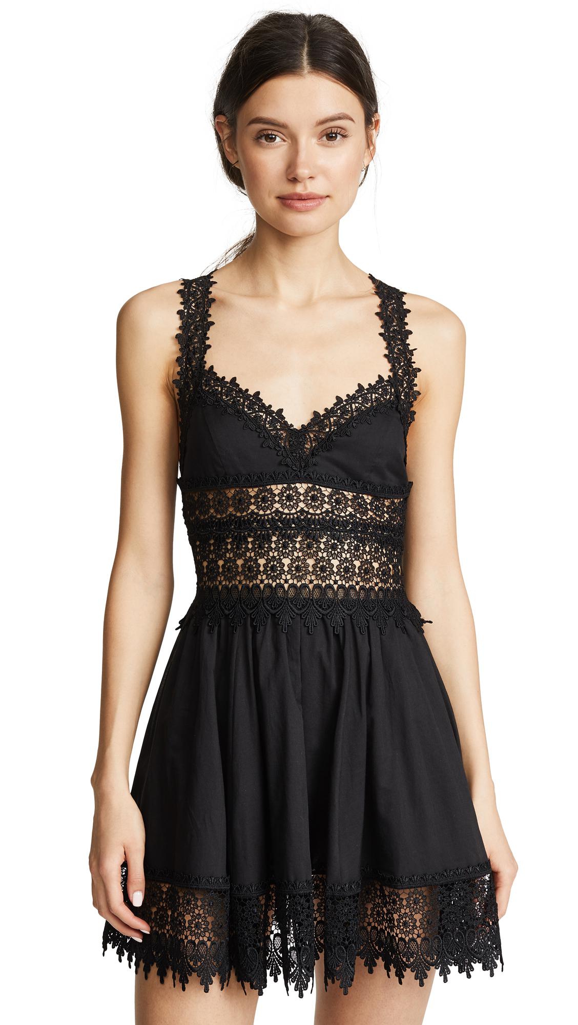 Charo Ruiz Lace Marilyn Dress Black - Save 4% - Lyst