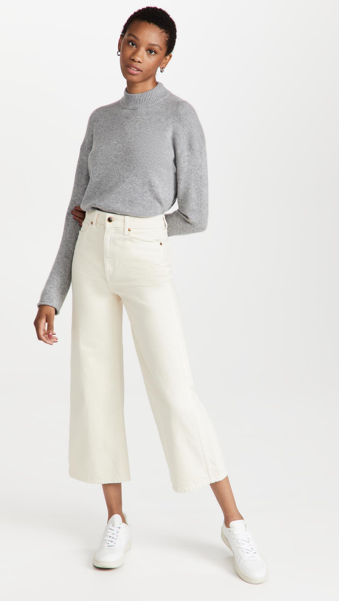 theory mock neck sweater