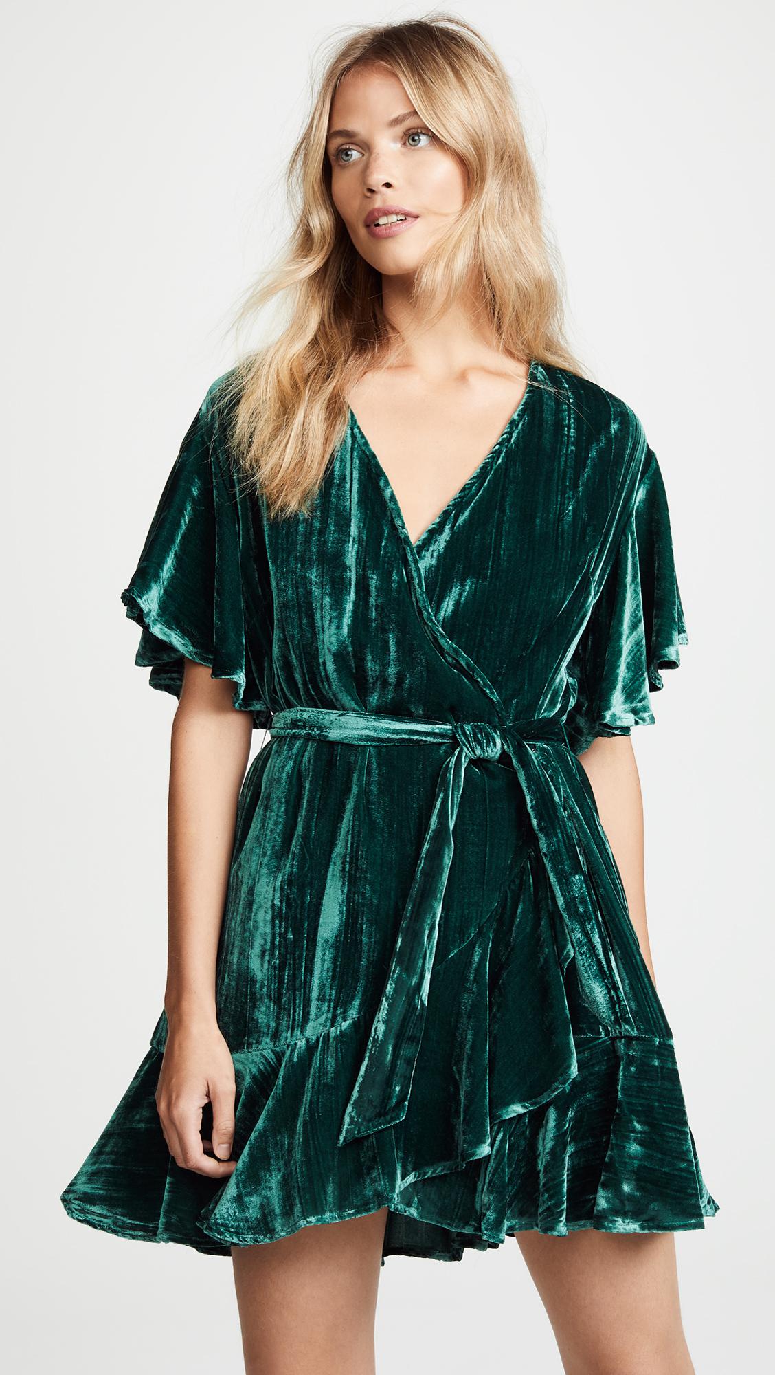 bb dakota velvet dress