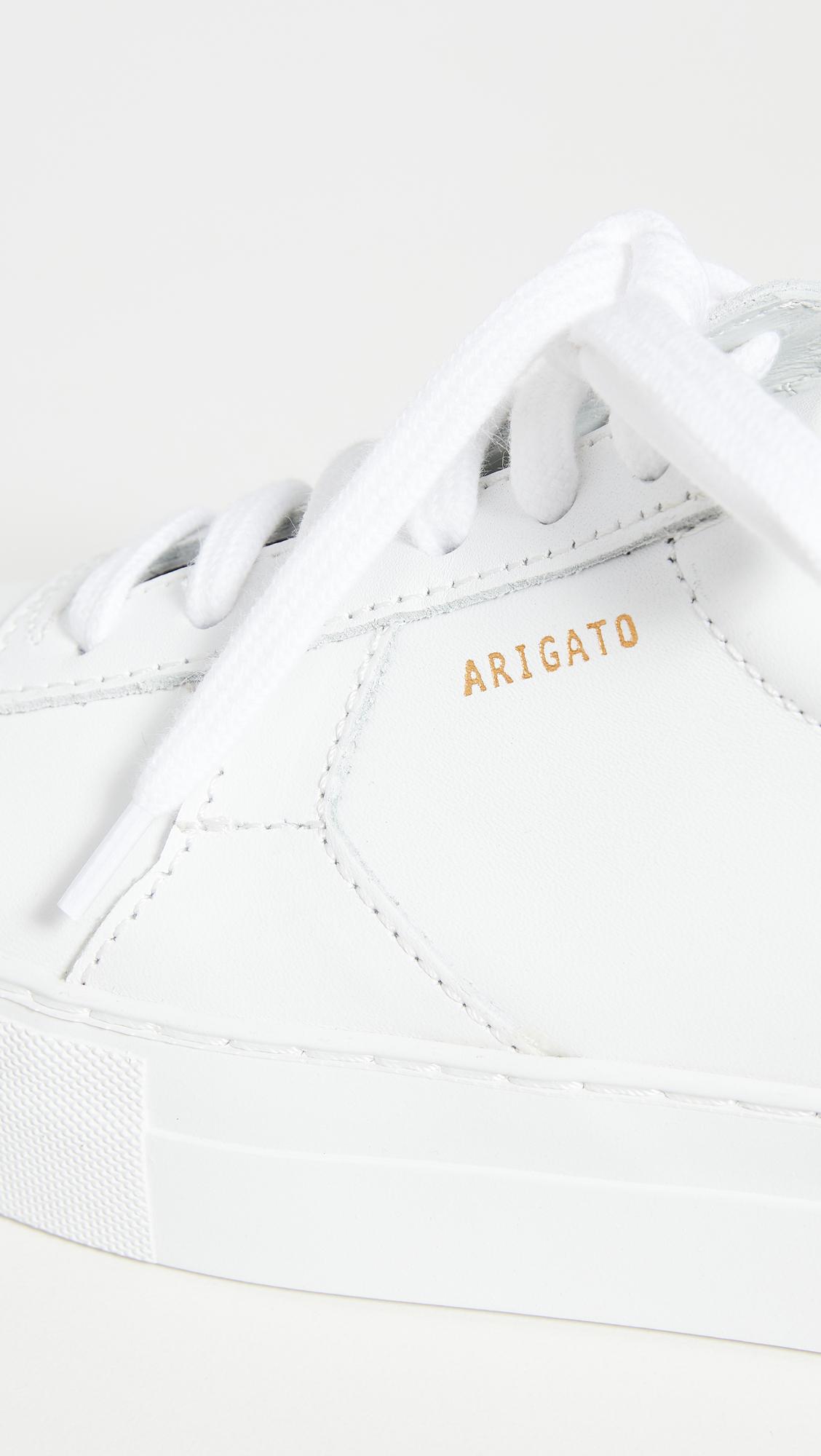 axel arigato women's platform leather trainers white