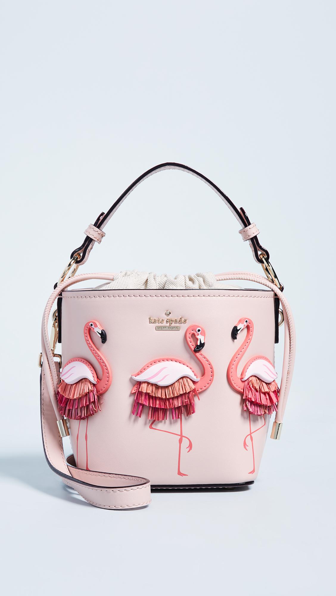 Kate Spade Flamingo Pippa Bucket Bag | Lyst