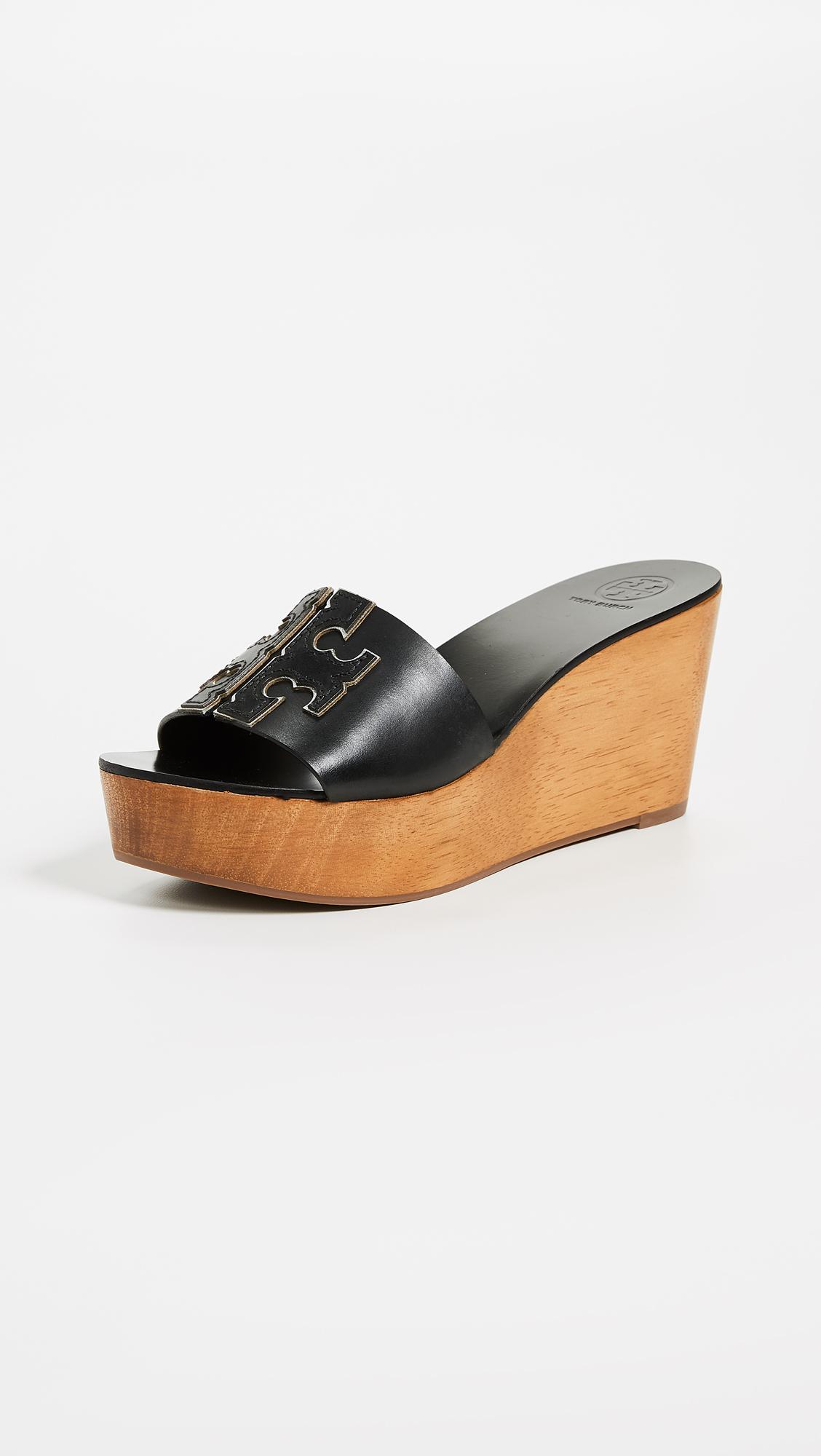 tory burch wedge slides