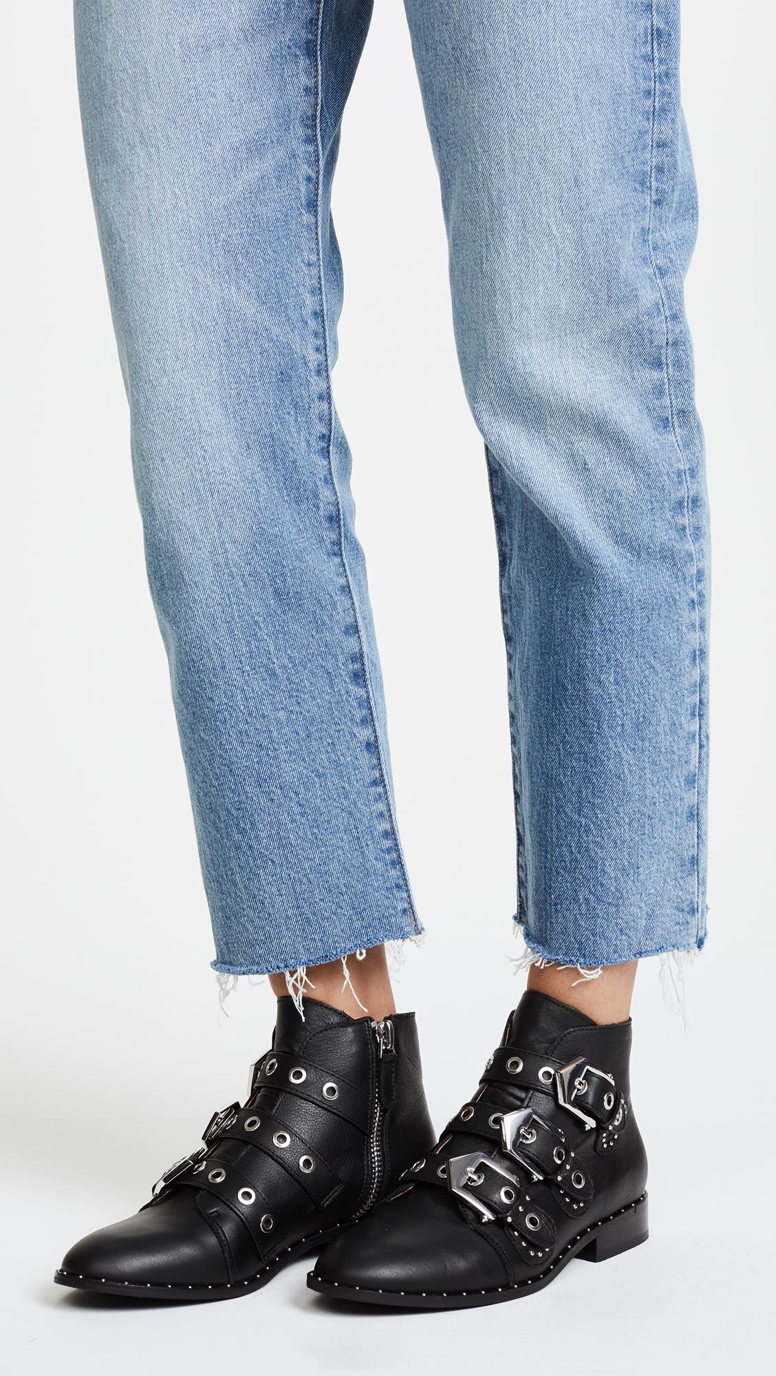 maxwell buckle zip boot