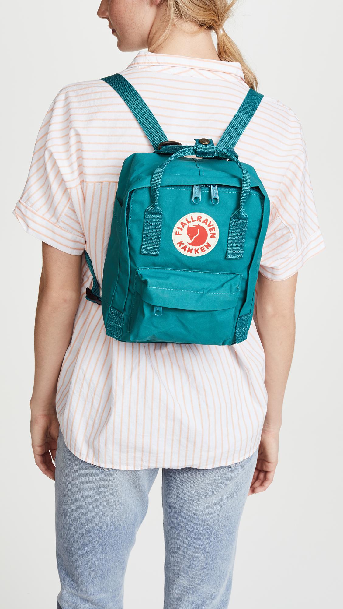 Fjallraven Synthetic Kanken Mini Backpack in Blue - Lyst