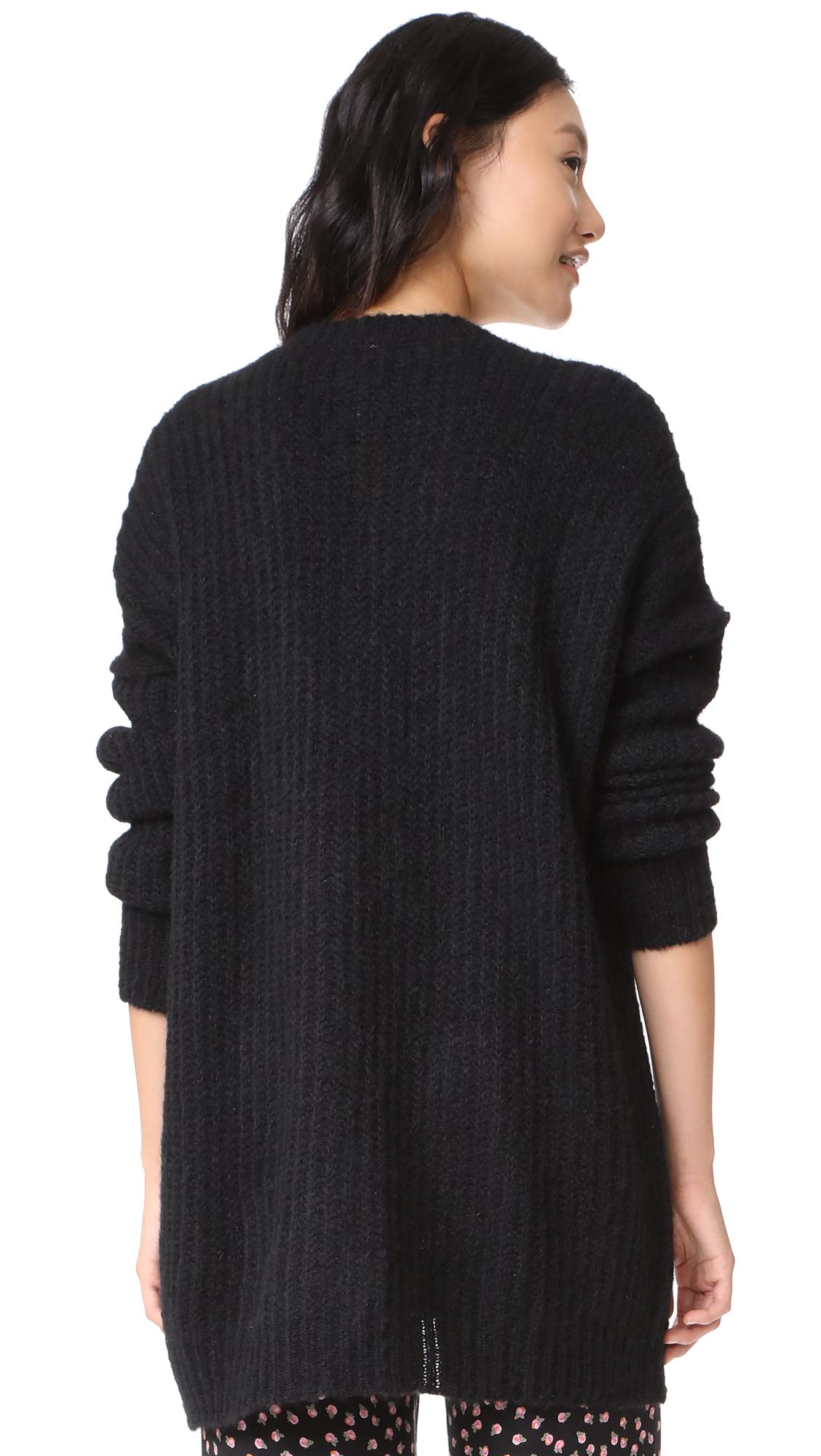 h & m green sweater