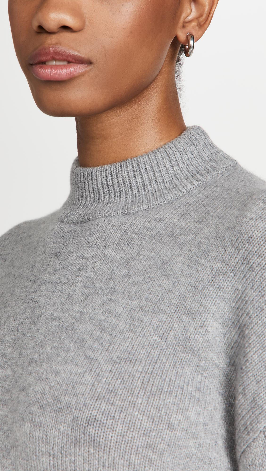 theory mock neck sweater