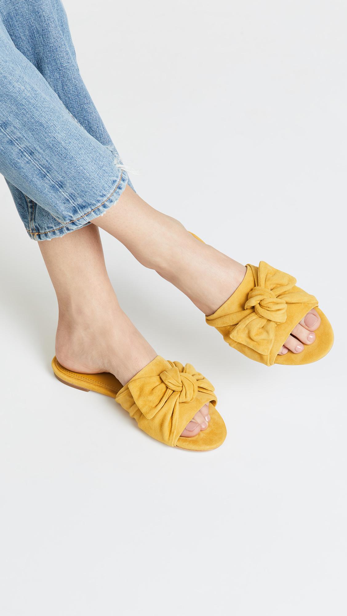 white tory burch flats