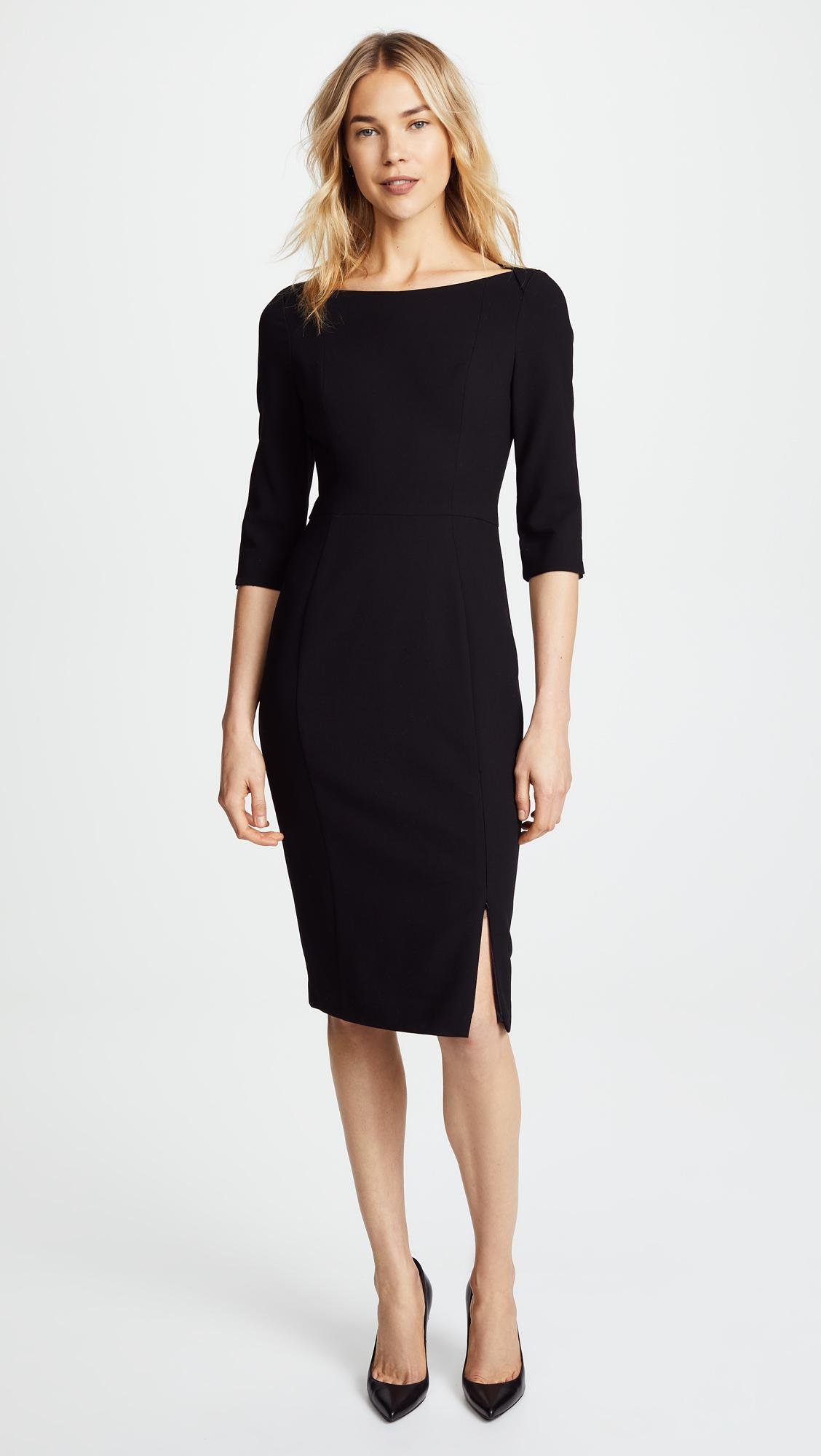 Black Halo Marissa Sheath Dress In Black Lyst