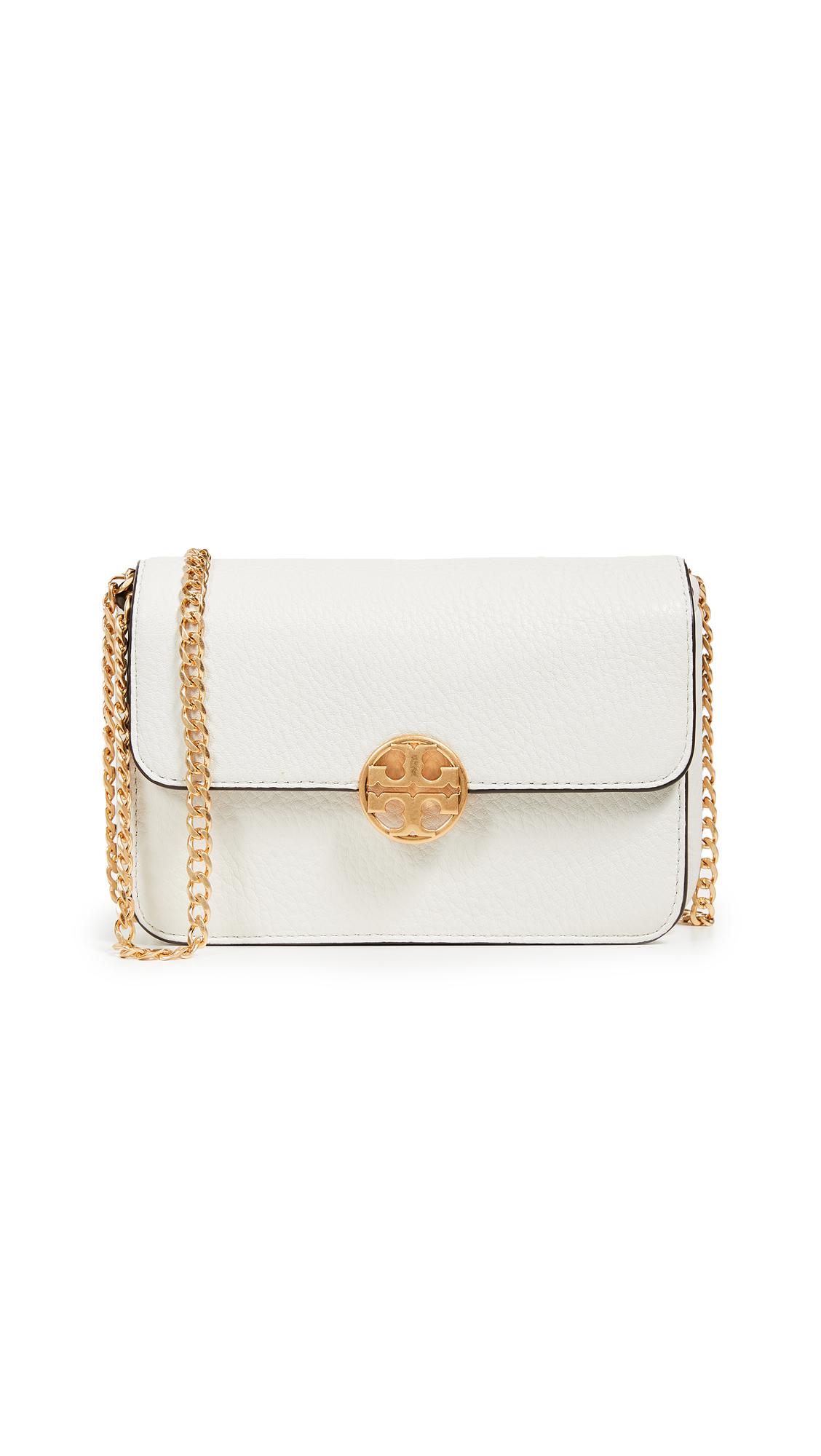 Tory Burch Chelsea Leather Crossbody Bag in White Lyst