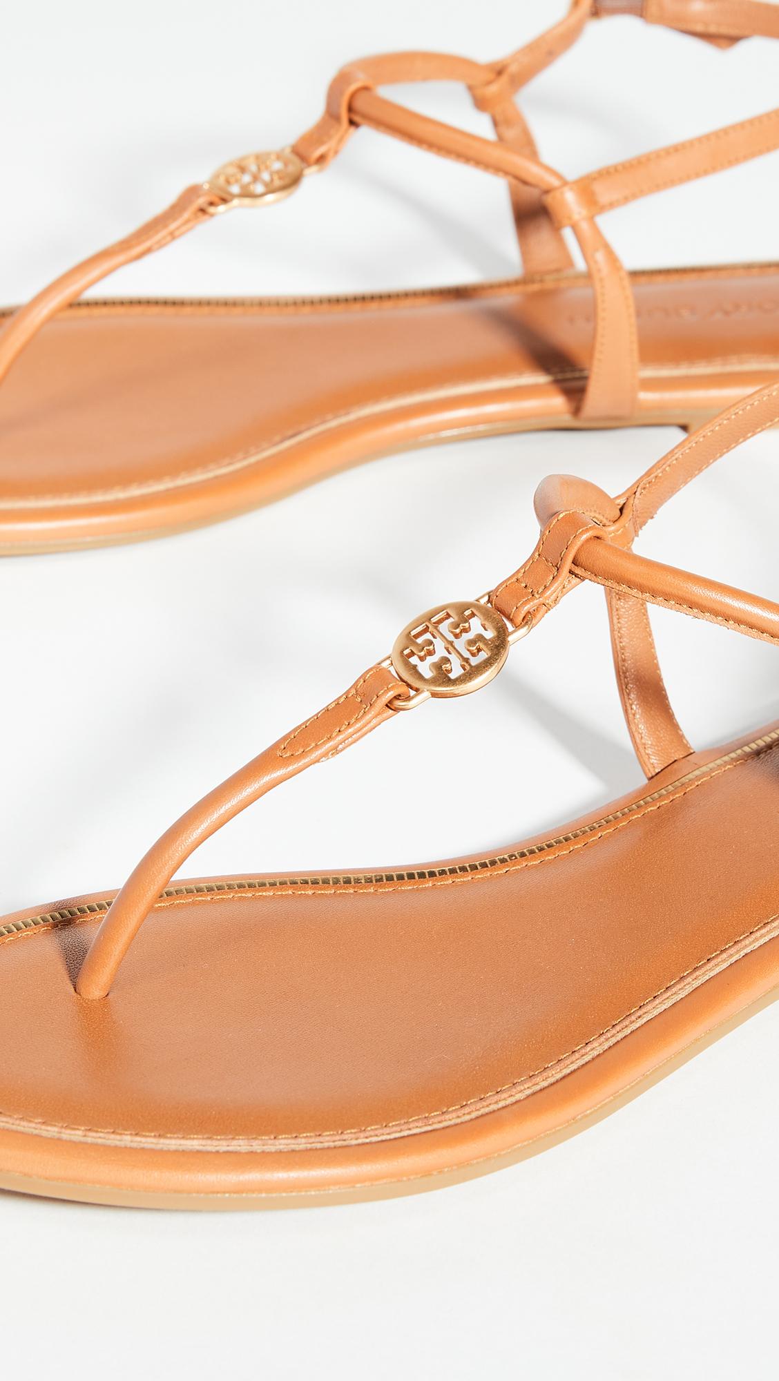 tory burch emmy sandals gold