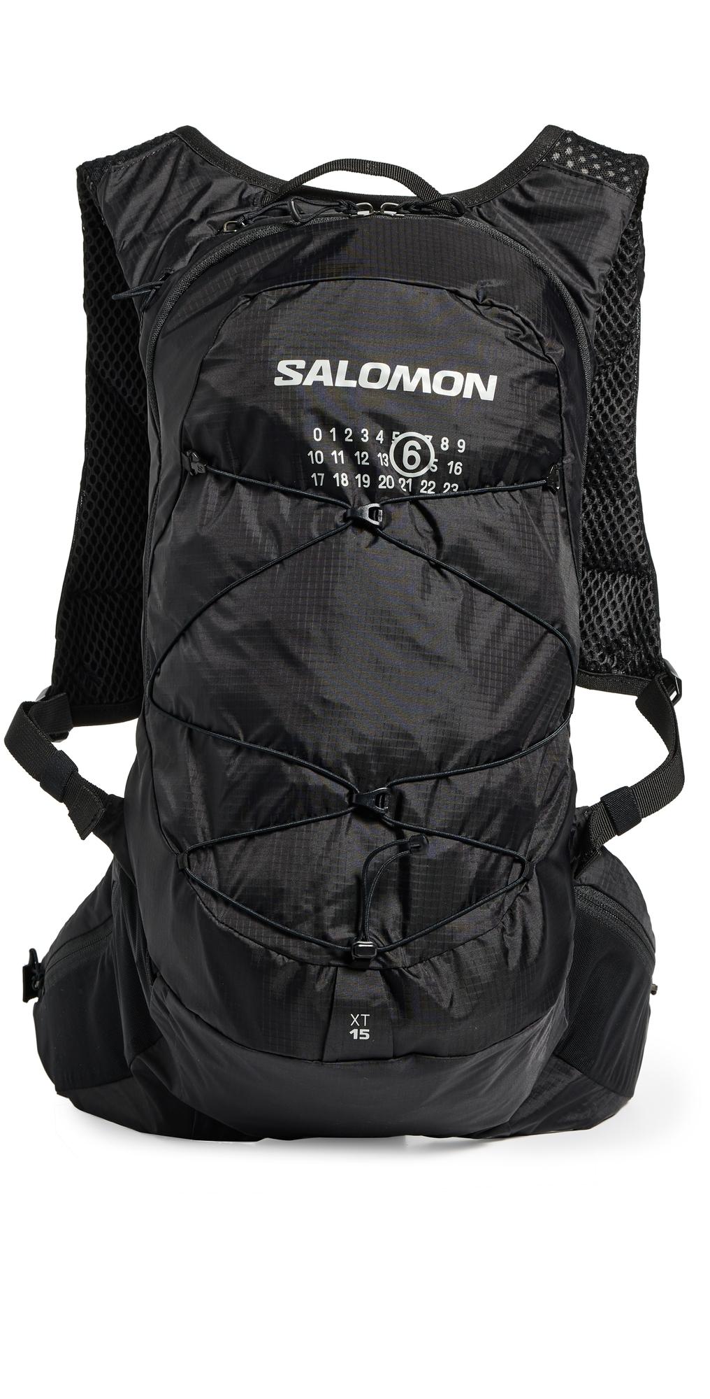 MM6 by Maison Martin Margiela Xt 15 X Salomon Backpack in Black