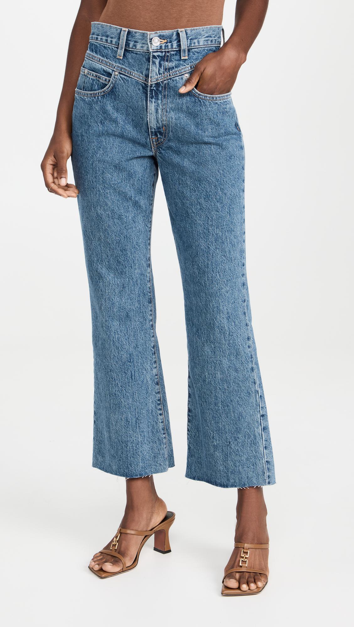 SLVRLAKE Denim Denim Frankie Double Yoke Jeans in Blue Lyst Canada