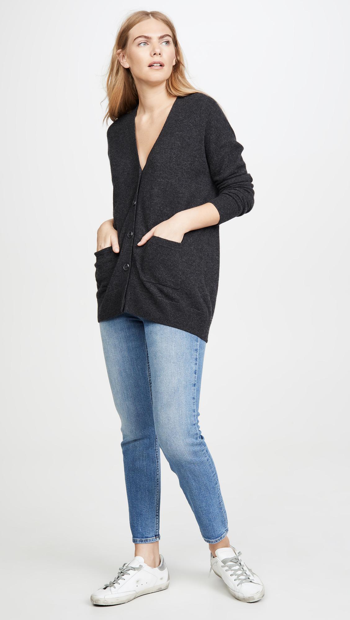 NAADAM Cashmere Boyfriend Cardigan Lyst