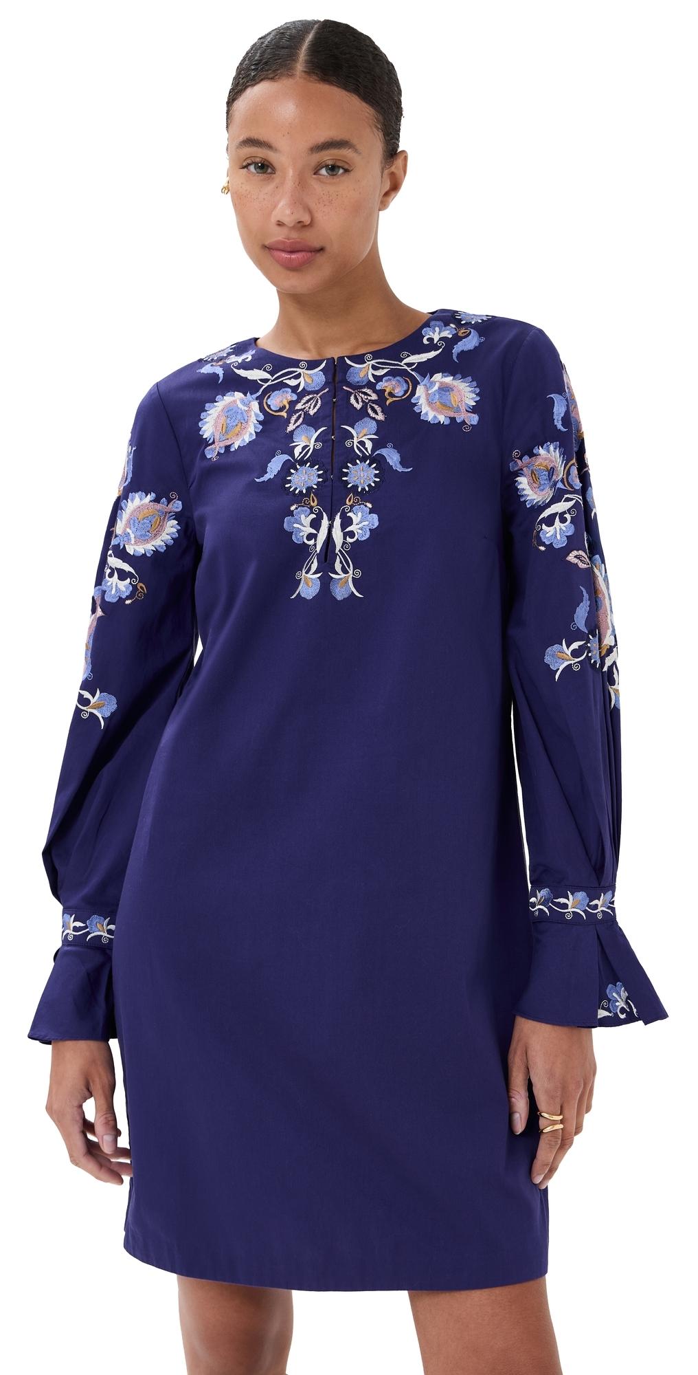 figue black embroidered dress Robe brodee 'Mivilud' noire Black / L main image 1