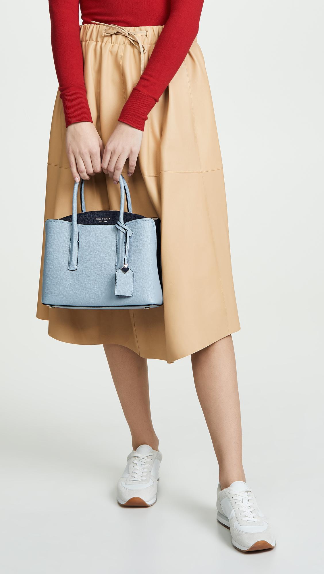 Kate Spade Margaux Medium Satchel in Blue | Lyst