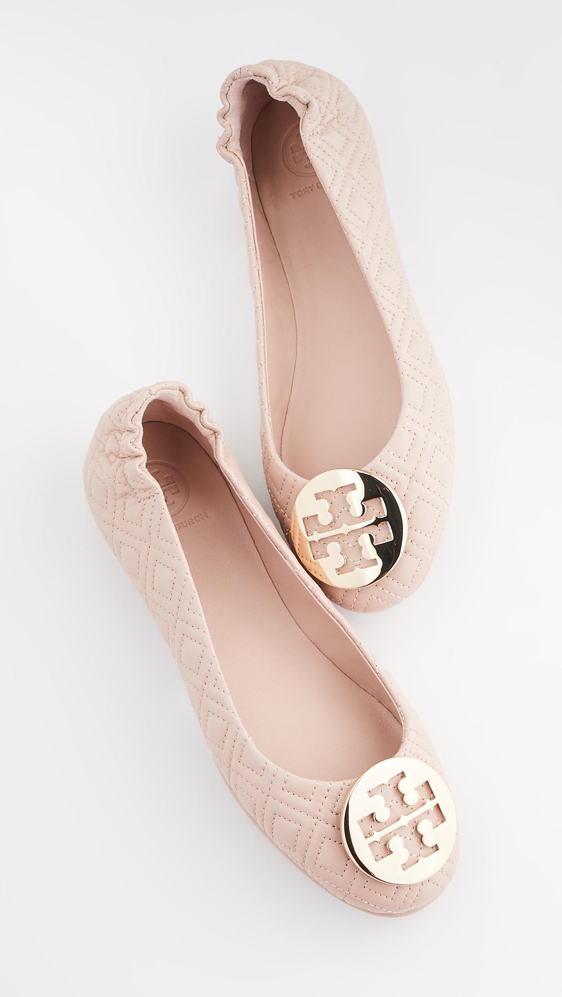 quilted minnie flat tory burch