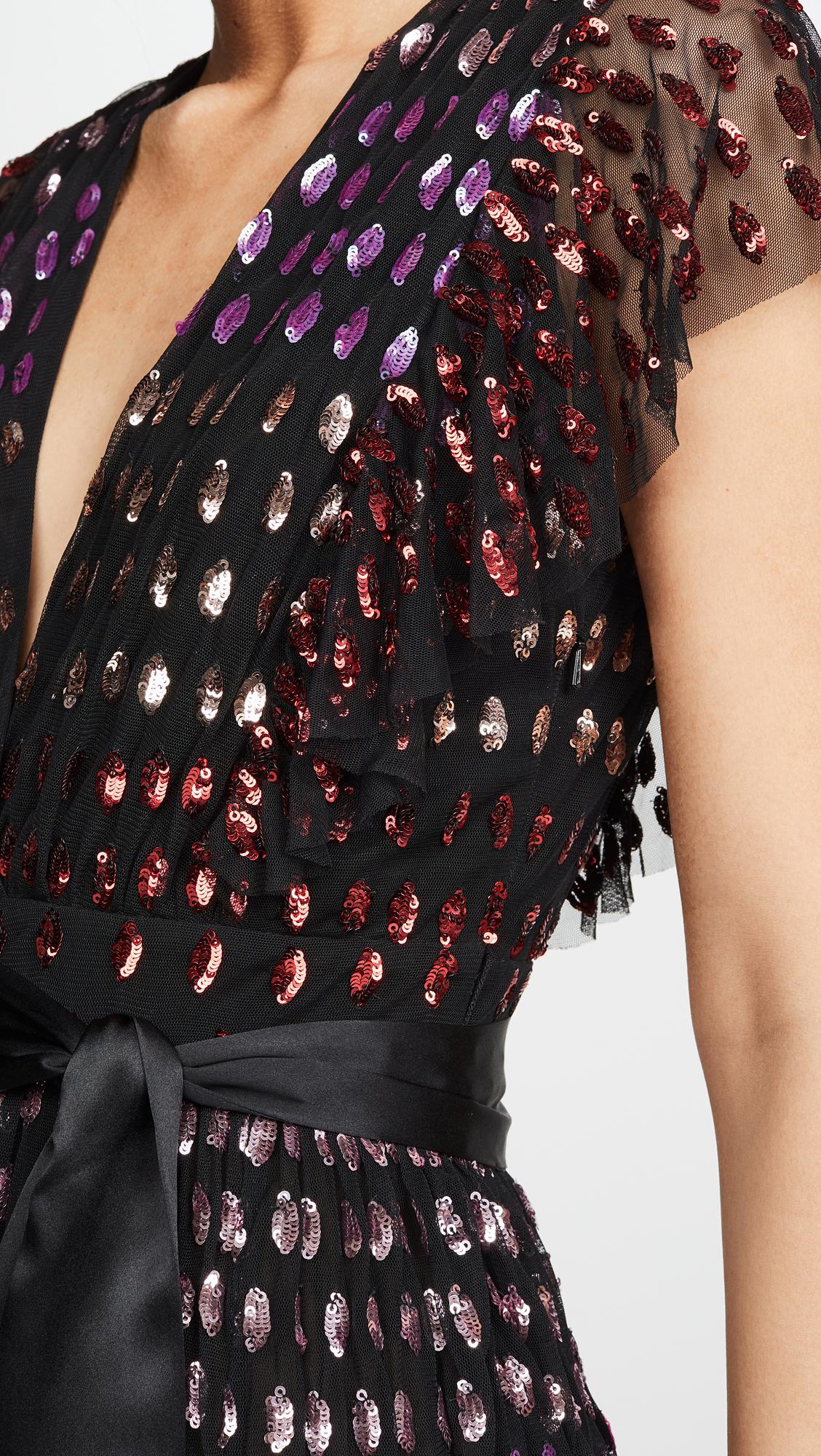 Temperley London Wendy Belted Ruffled 