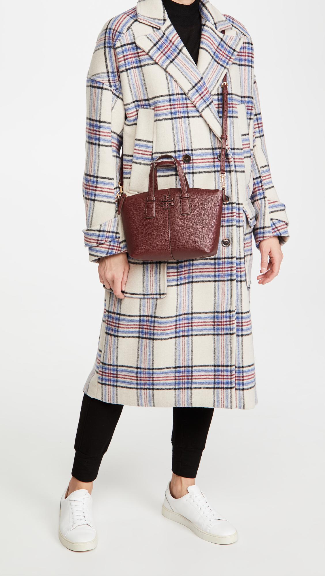 Tory burch mcgraw mini top zip satchel new arrivals