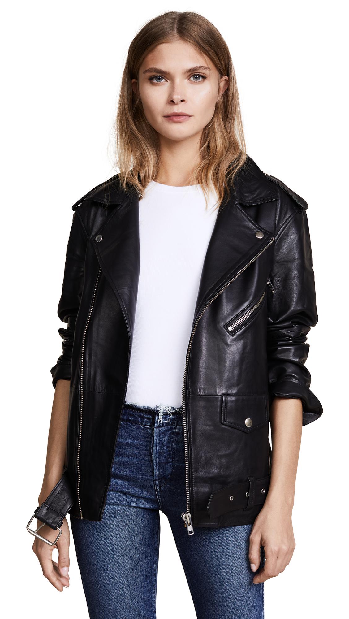 oak leather jacket