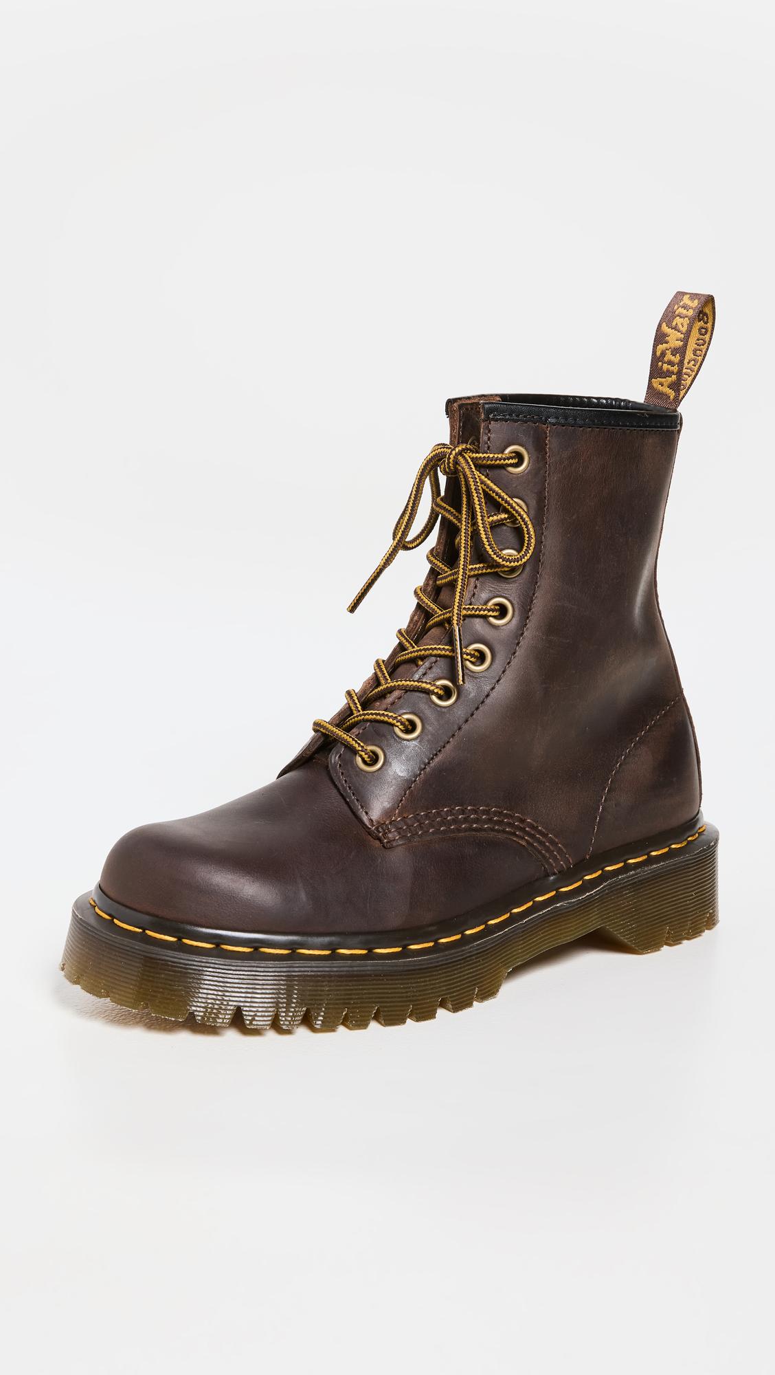 Dr. Martens 1460 Bex Boots in Brown | Lyst