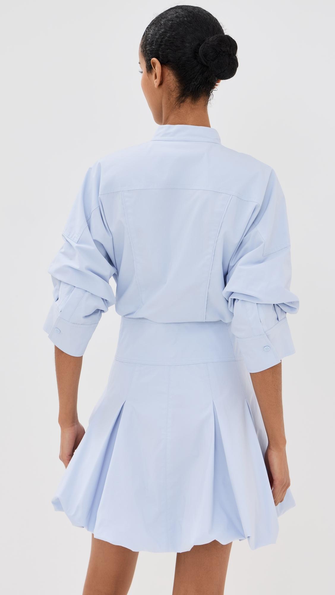 Jonathan Simkhai Effie Bubble Mini Dress in Blue | Lyst