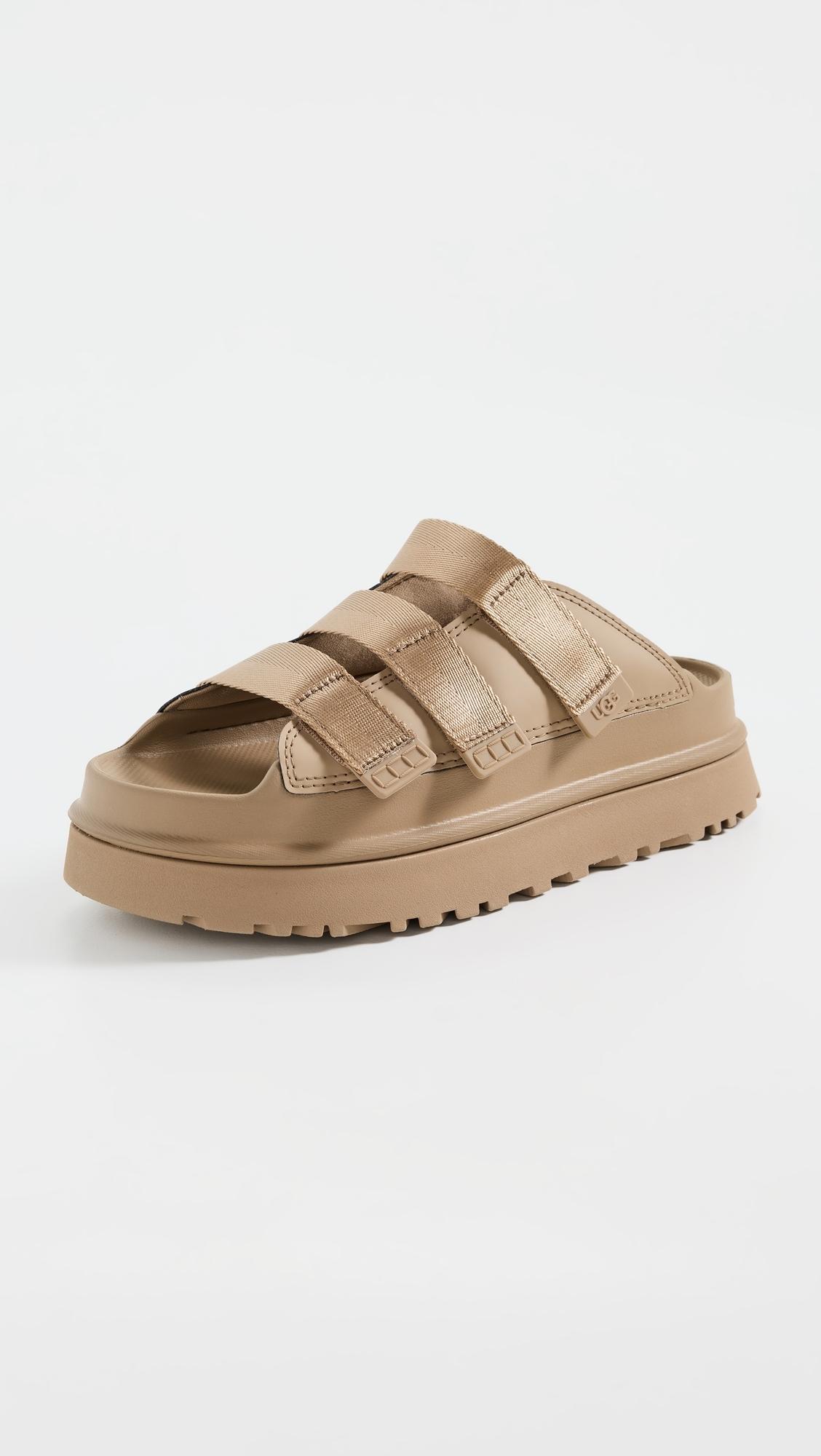 UGG Goldenglow Slides in White | Lyst