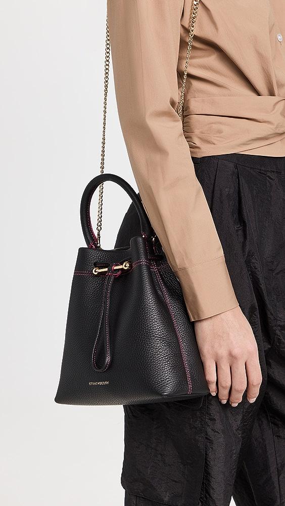 Shop Strathberry Midi Leather Dome Bag