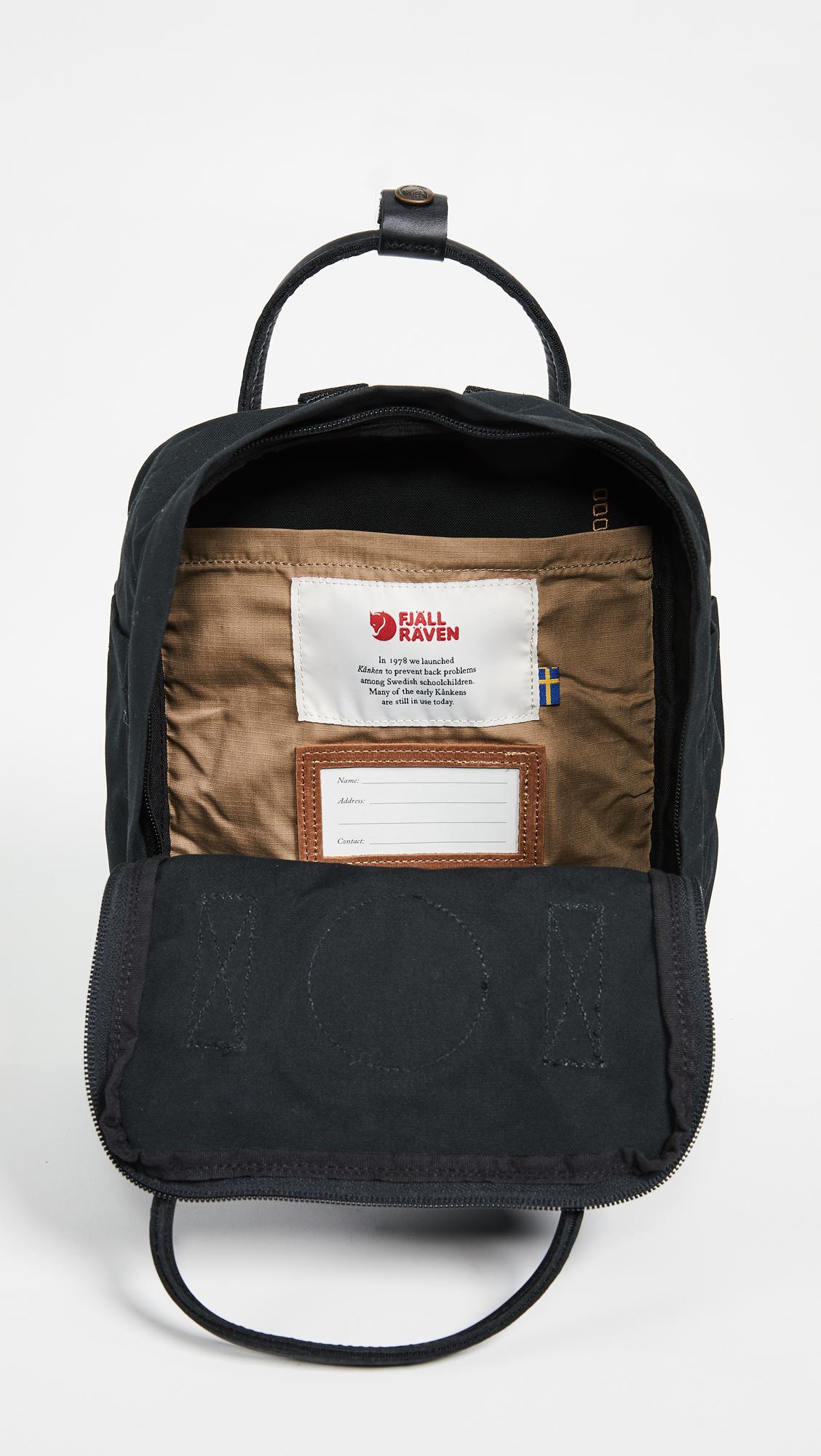 Fjallraven Kanken No. 2 Mini Backpack in Black | Lyst