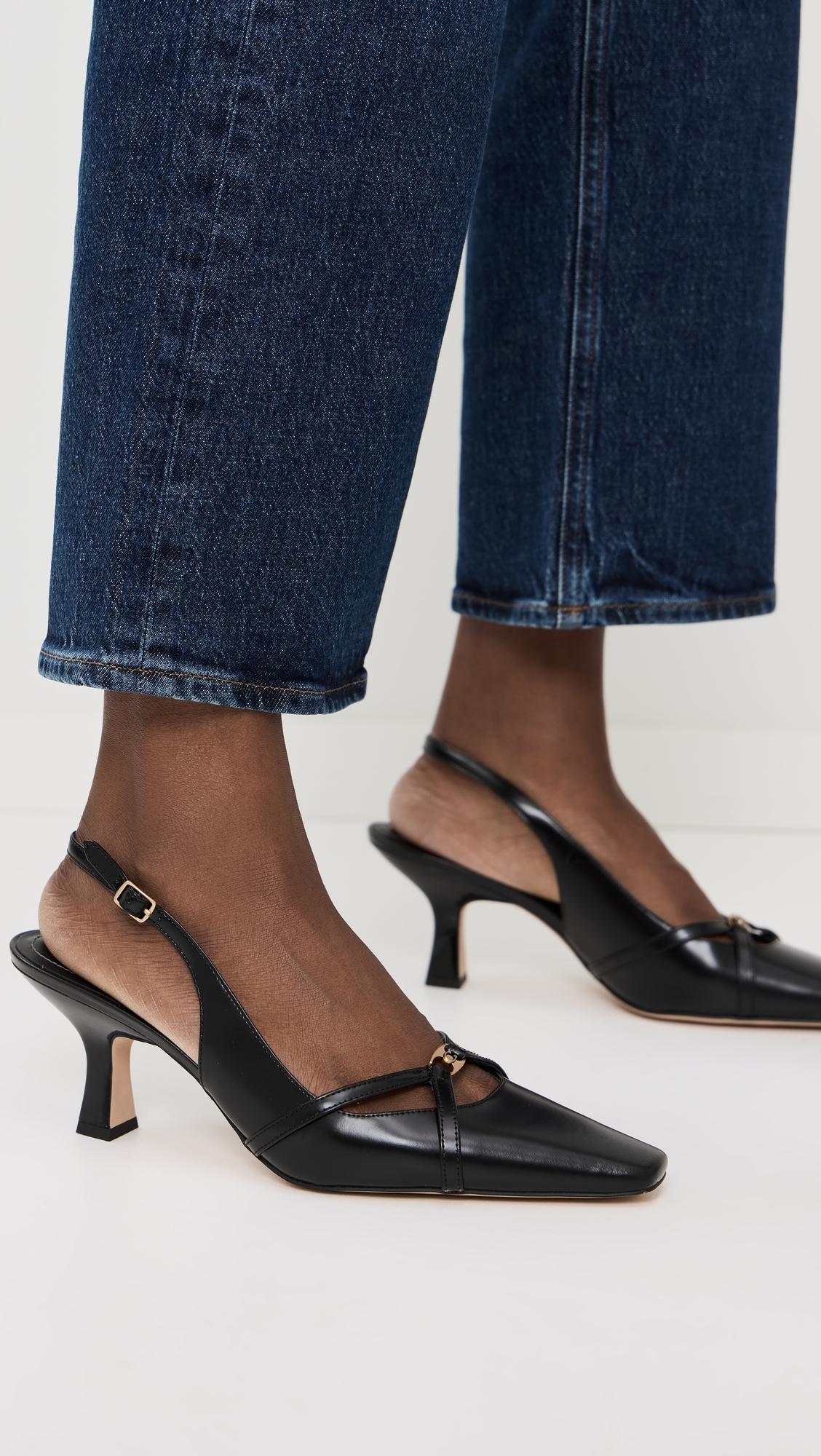 【Coach】Rowyn Slingback Pumps パンプス ◆国内発送◆ Amazon.com | COACH Women's Rowyn Slingback Pump, Anthracite
