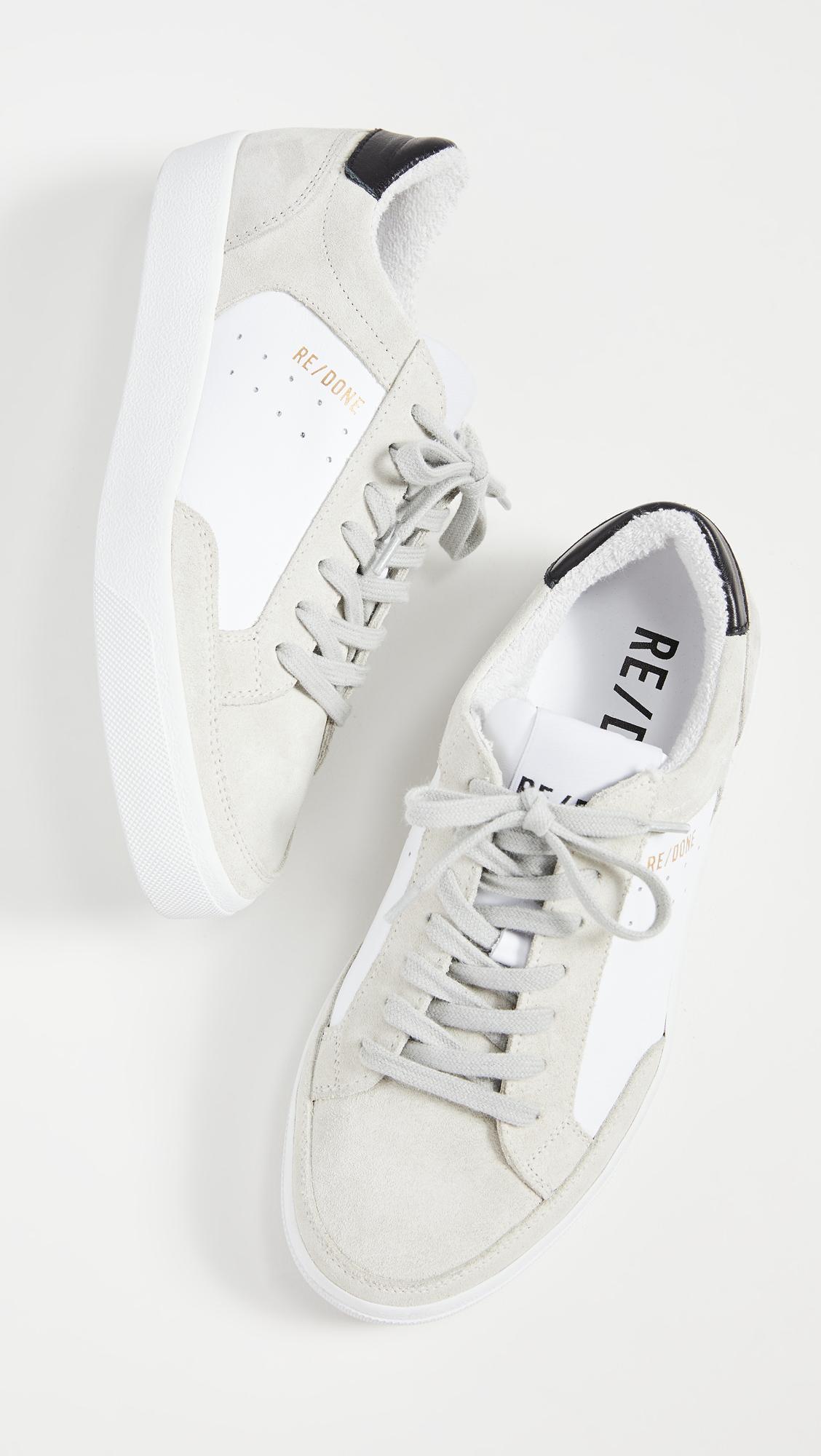 RE/DONE 90s Skate Sneakers in White | Lyst