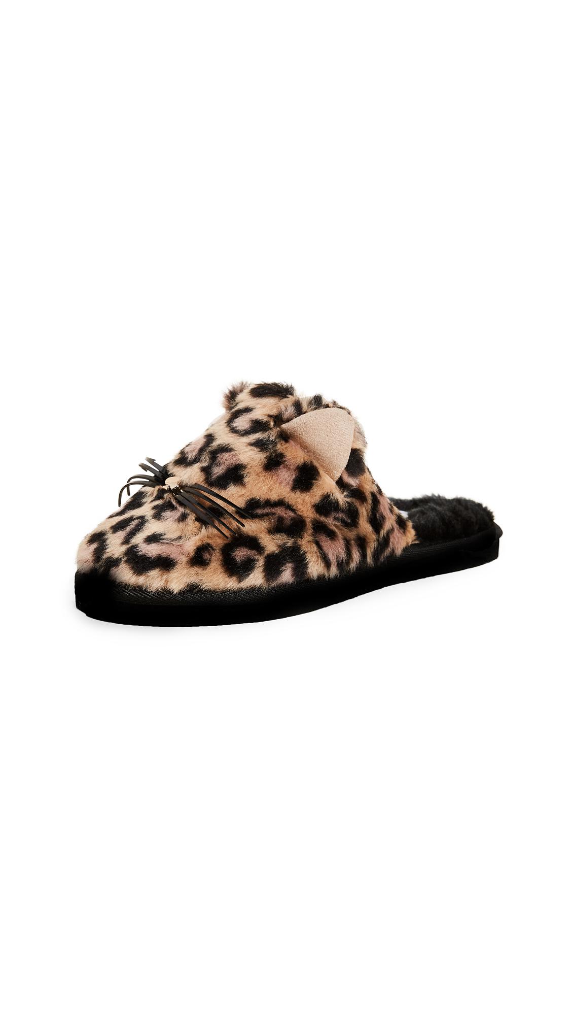 kate spade leopard slippers