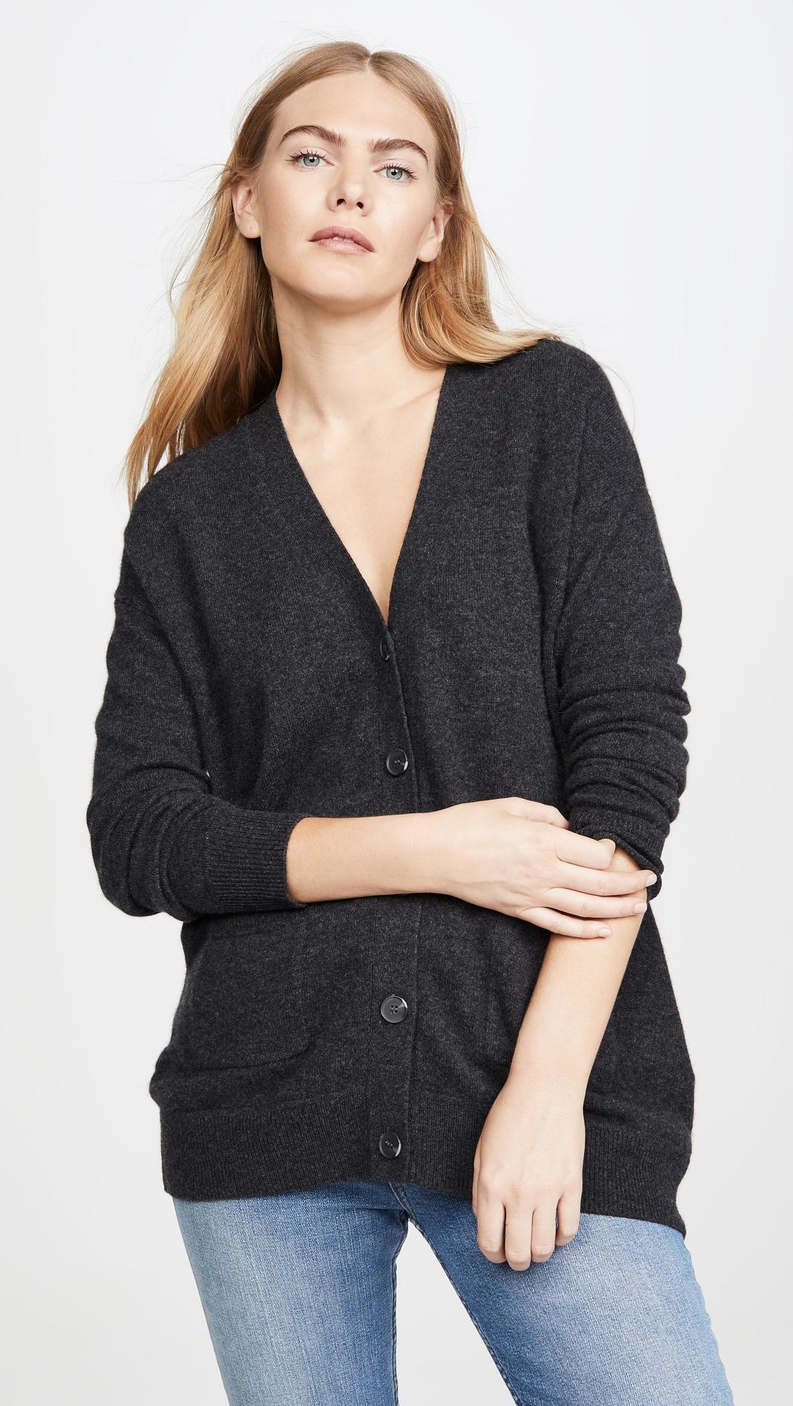 NAADAM Cashmere Boyfriend Cardigan Lyst