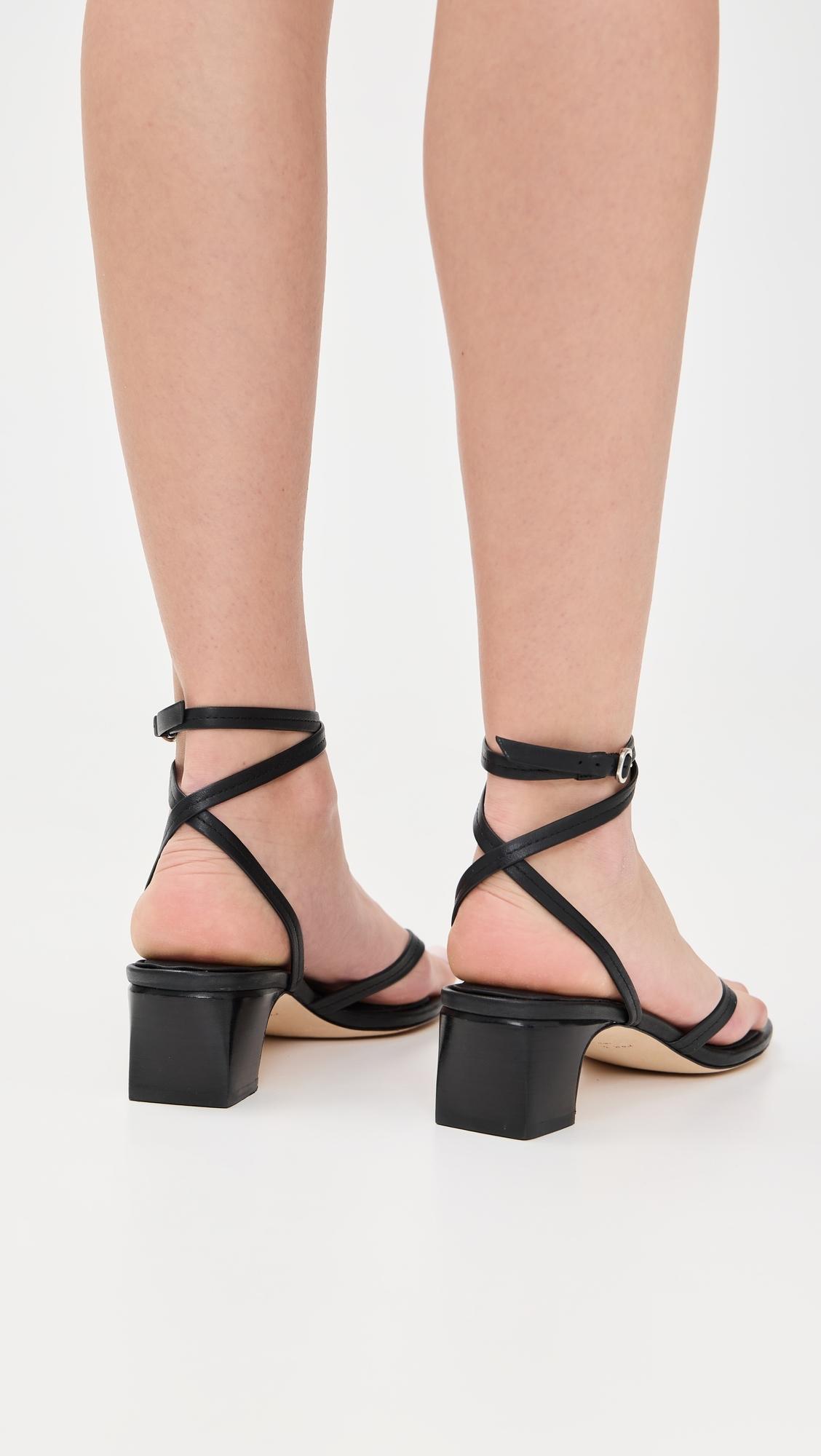 Rag & Bone Gemma Strappy Sandals in Black | Lyst