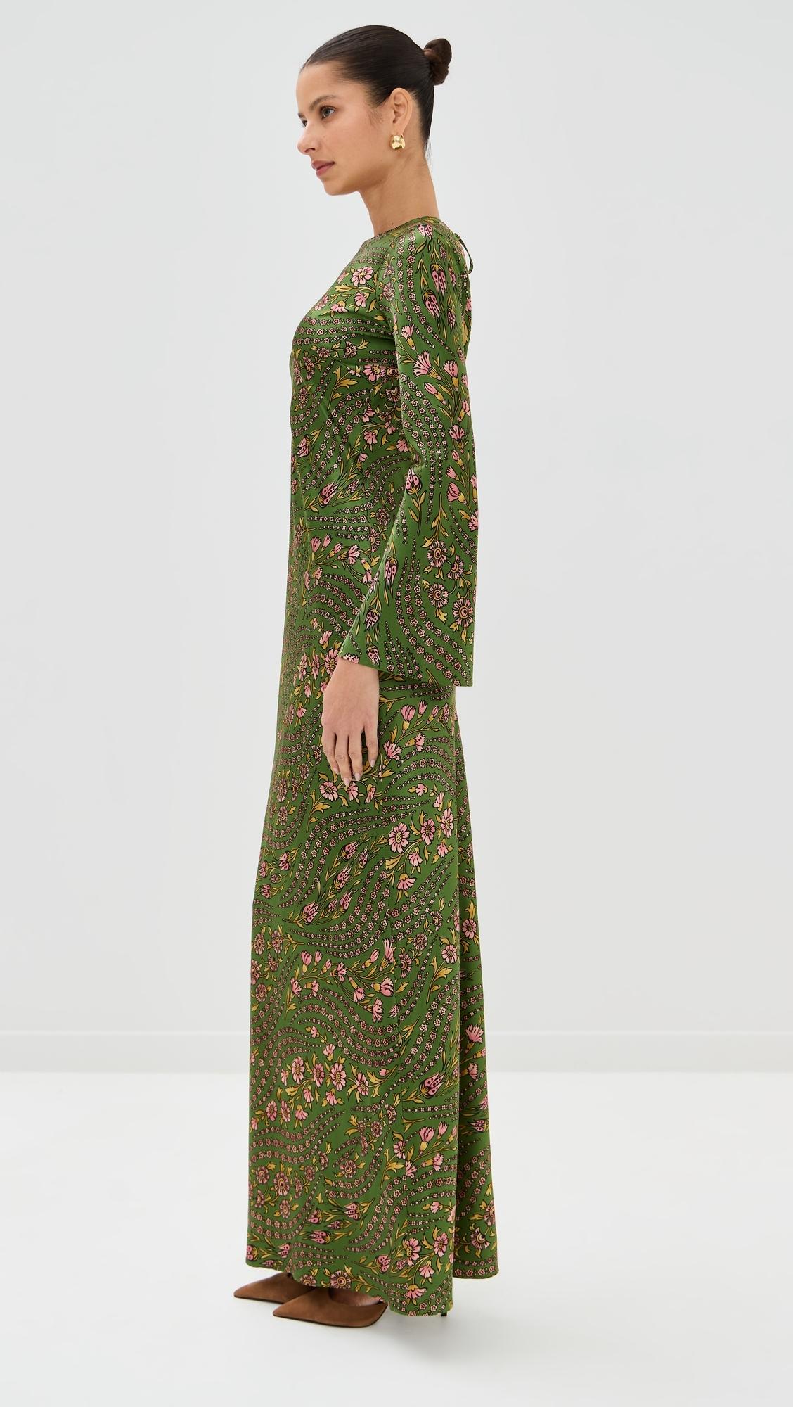 Veronica Beard Gemma Dress in Green | Lyst