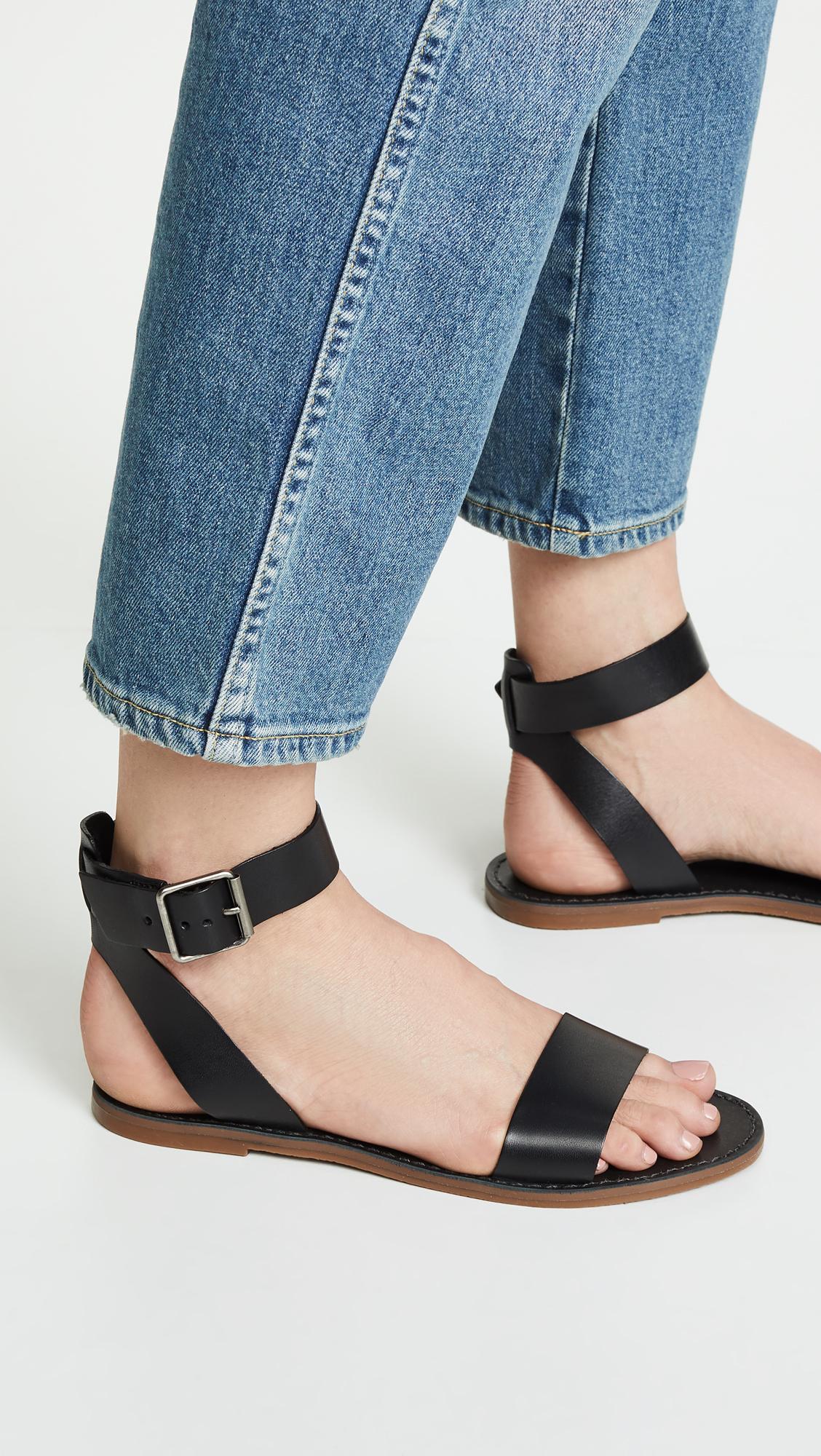 the boardwalk ankle strap sandal madewell
