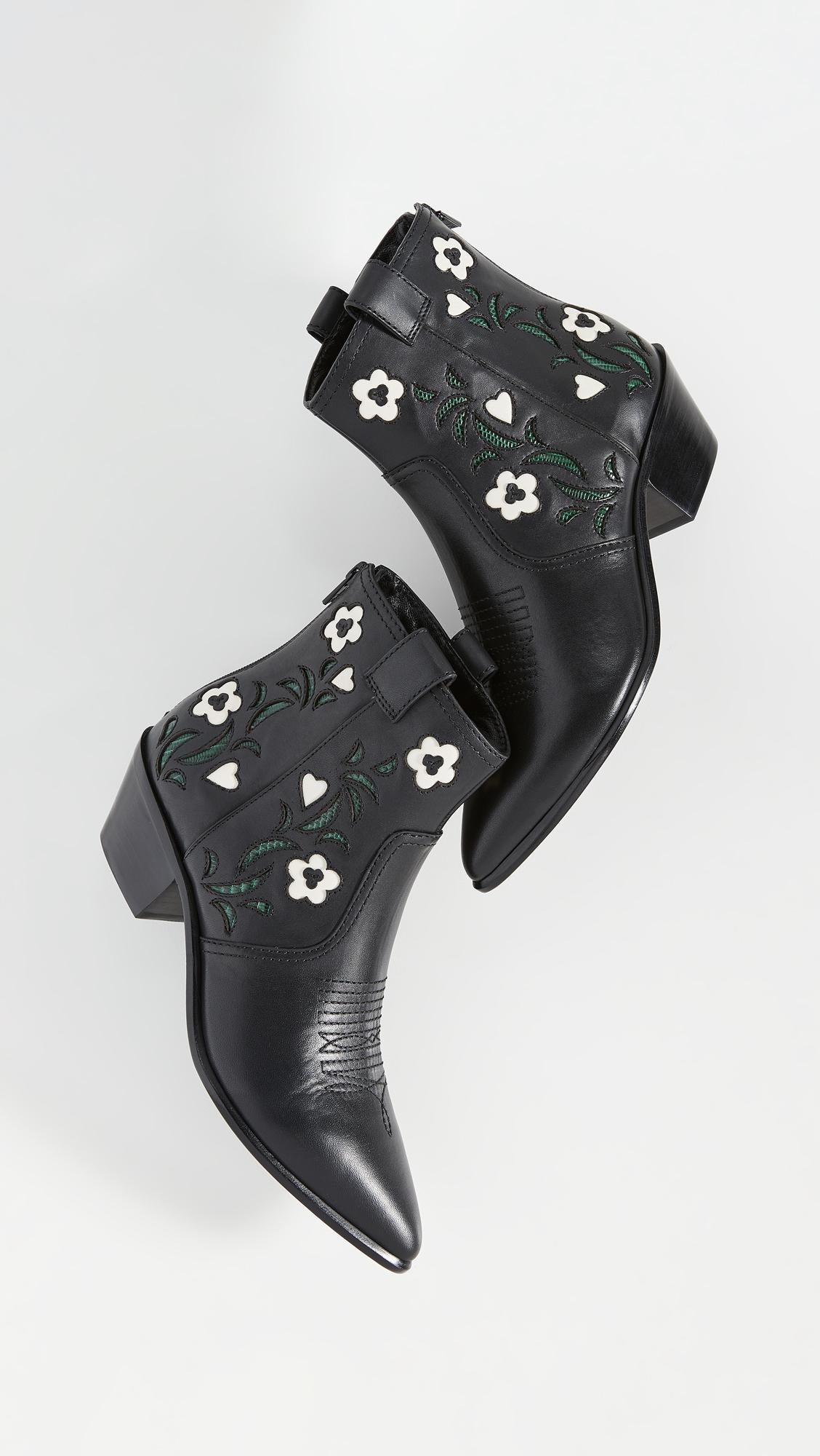 loeffler randall joni western booties