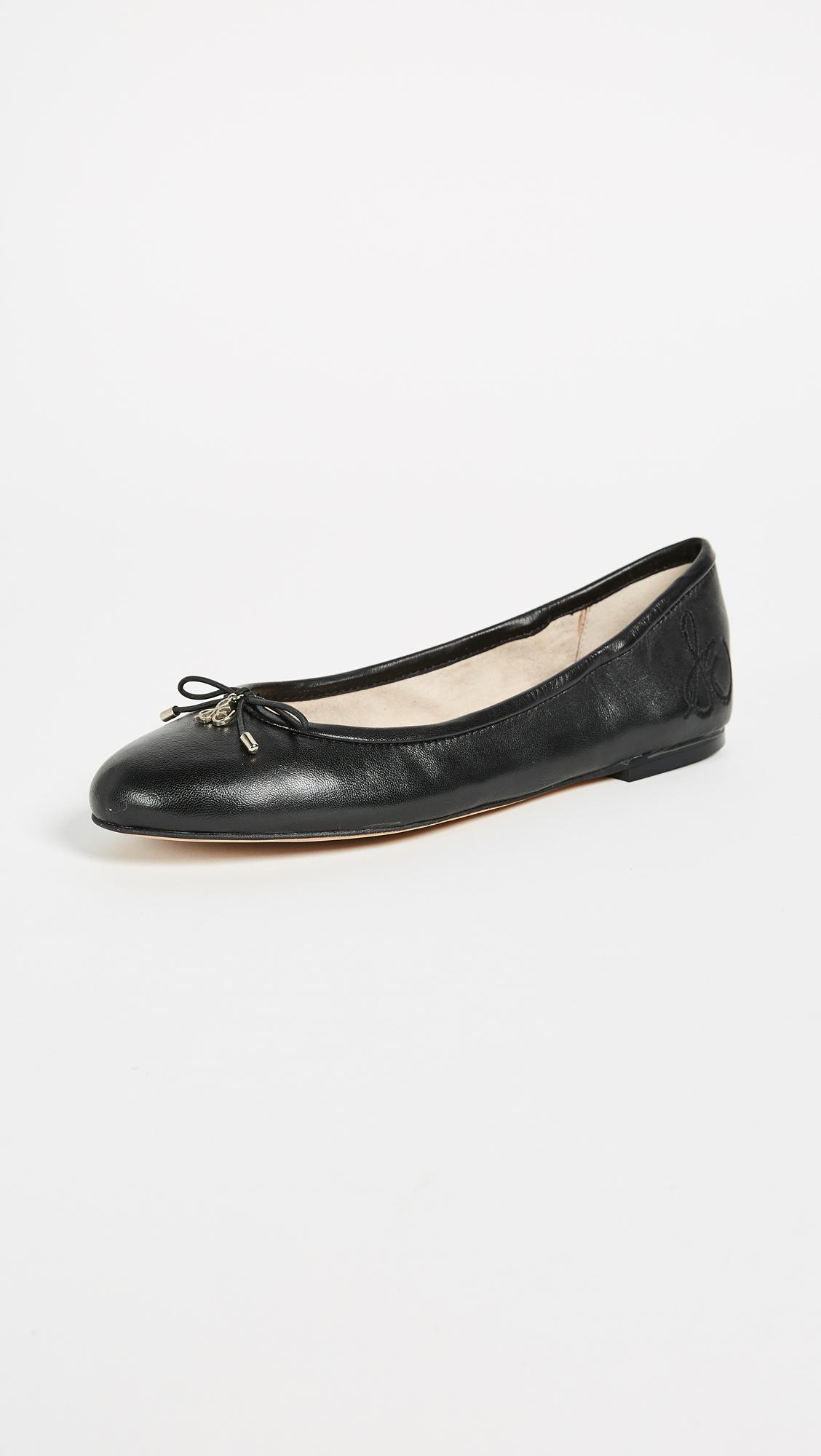 sam edelman felicia flat black suede