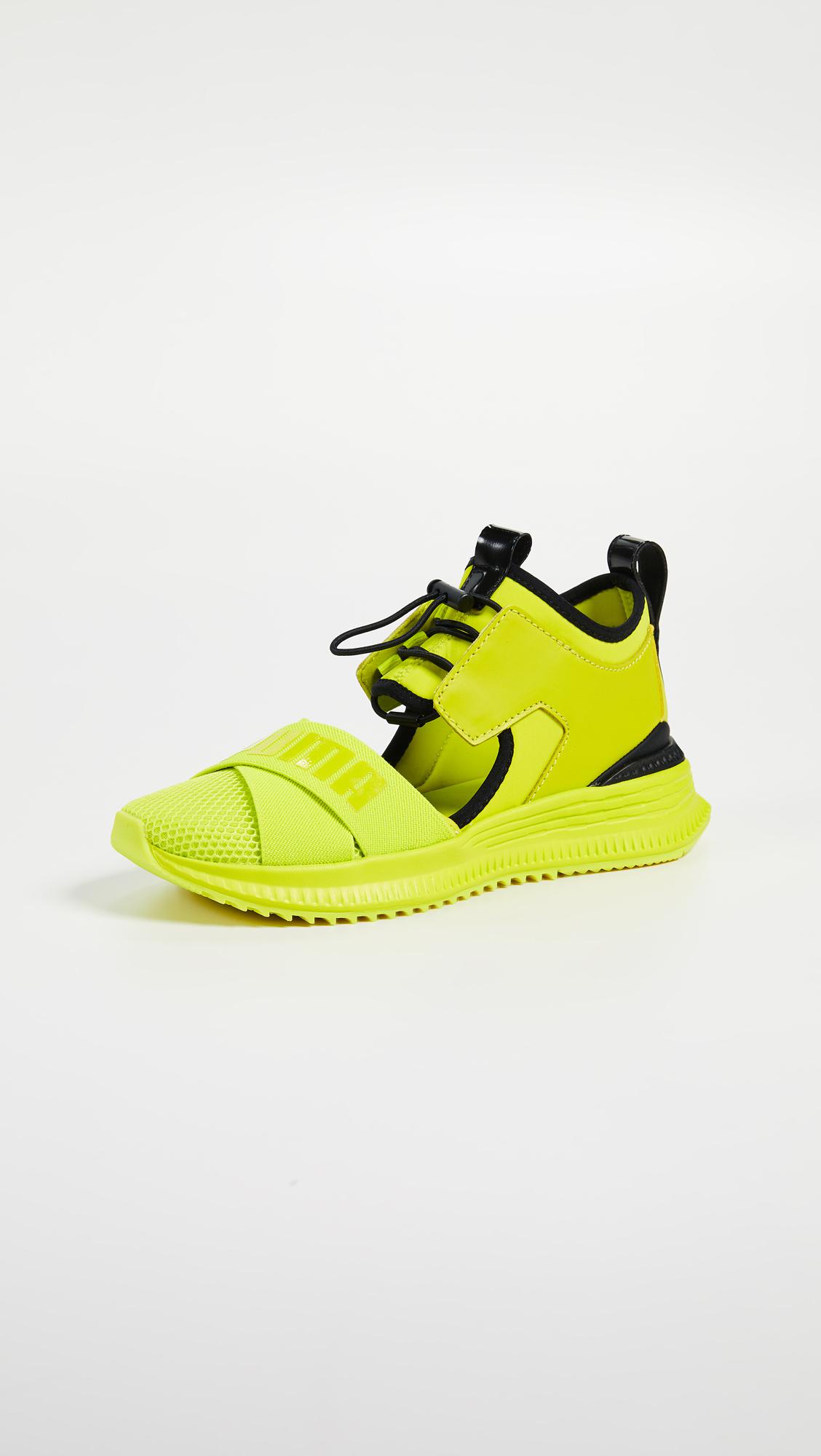 puma fenty trainer yellow women