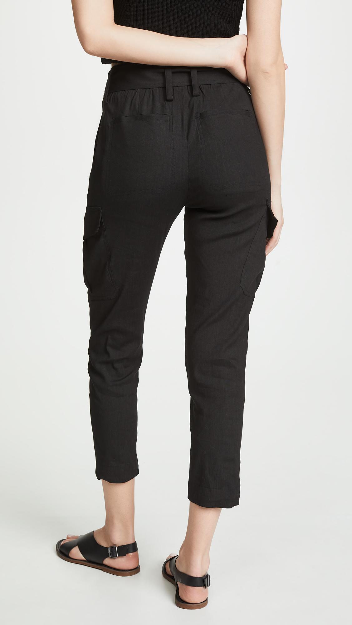 everyone belted easy pants (BLACK) Lサイズ - パンツ