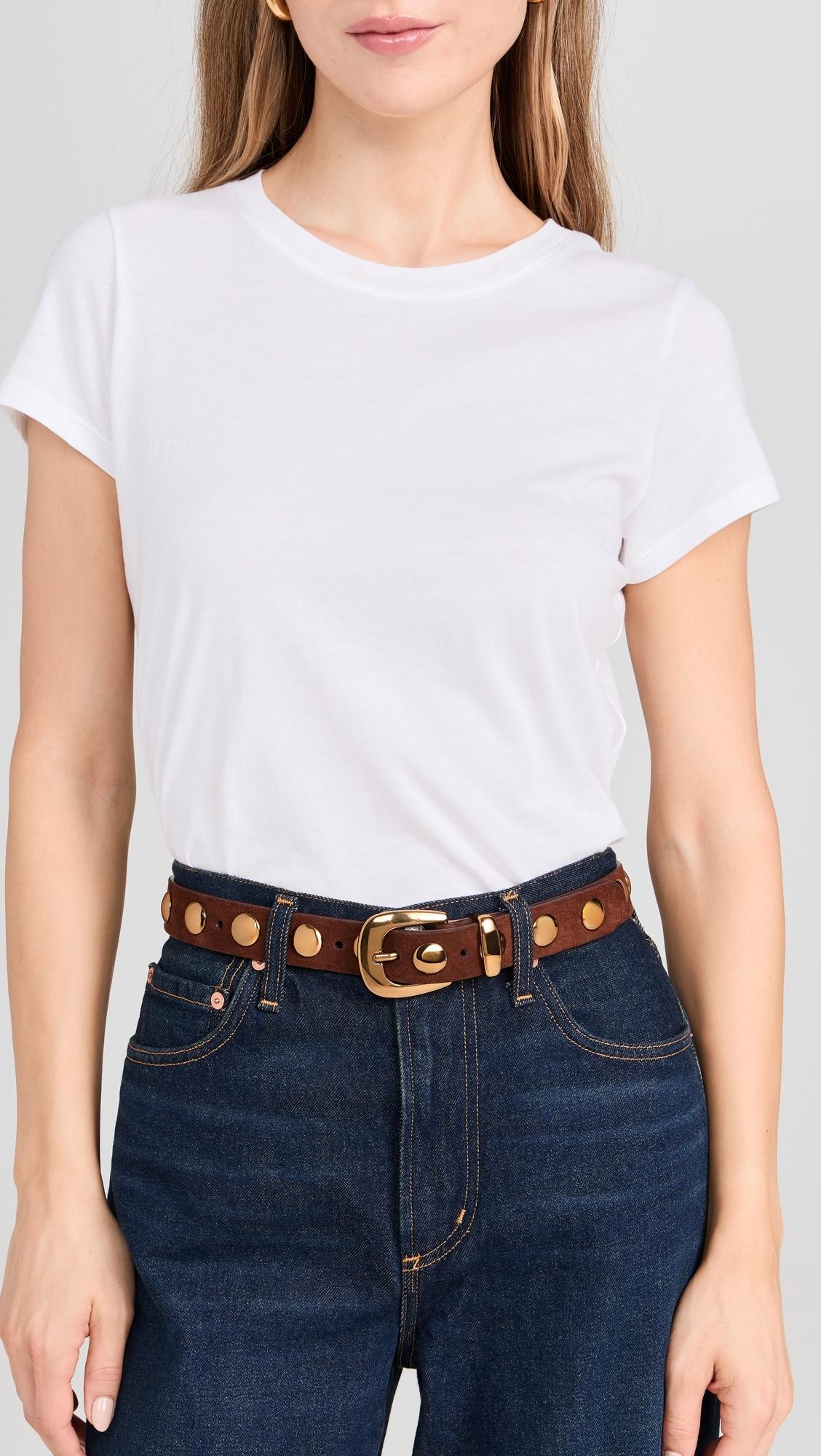 Madewell Essentials Western Studded Belt Lyst