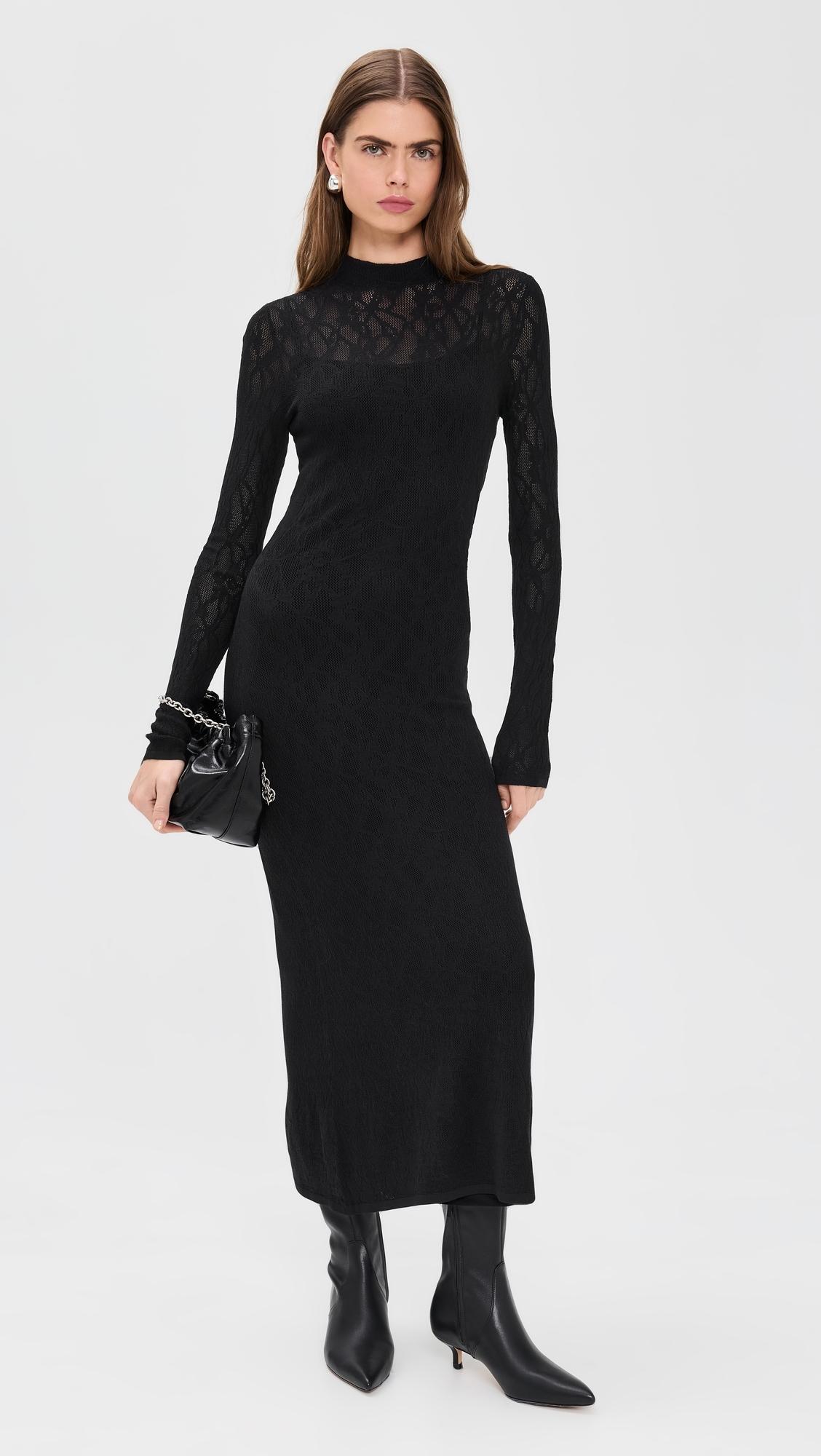 green emerald velvet dress Women's After Hours Garland Green Midi Dress | Size: M