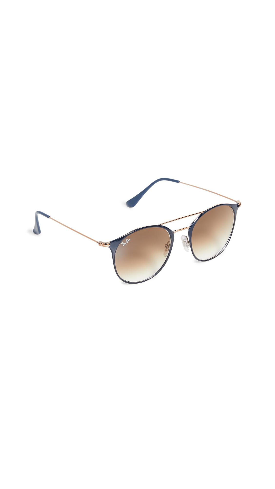 Ray Ban Highstreet Phantos Aviator Sunglasses In Brown Lyst Ray Ban Highstreet Phantos Aviator Sunglasses In Brown Lyst
