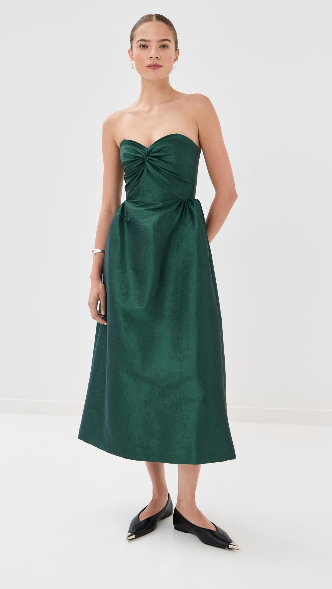 kika vargas green dress Buy KIKA VARGAS Exclusive Midi Dress - Forest Green At 55% Off