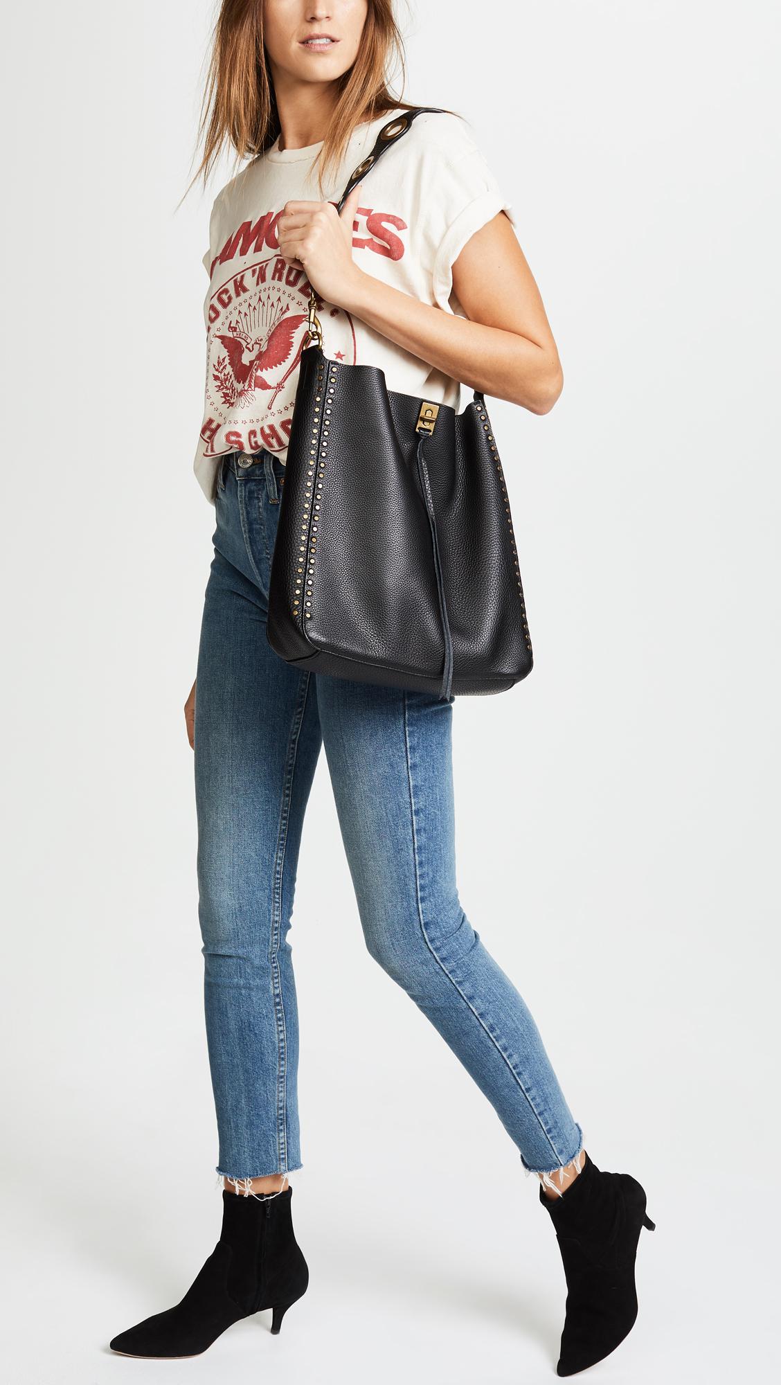 rebecca minkoff darren small feed bolsa